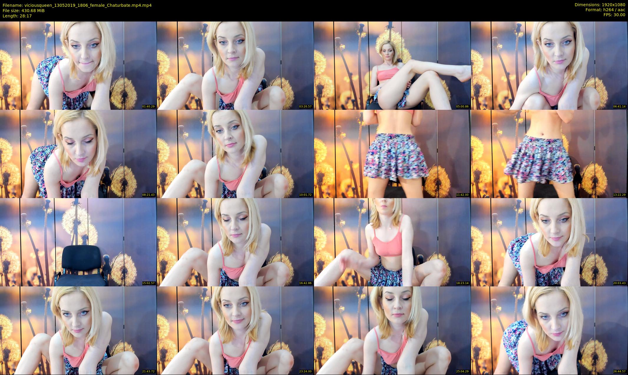 viciousqueen — 29 minute Chaturbate female cam show recording, 1080p, May 13, 2019