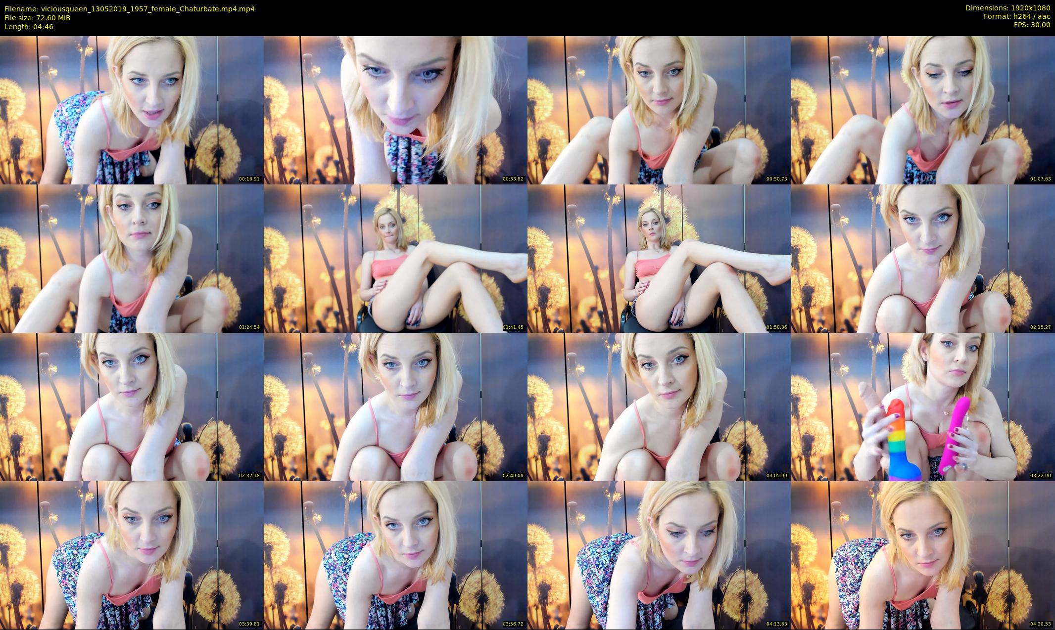 viciousqueen — 5 minute Chaturbate female cam show recording, 1080p, May 13, 2019