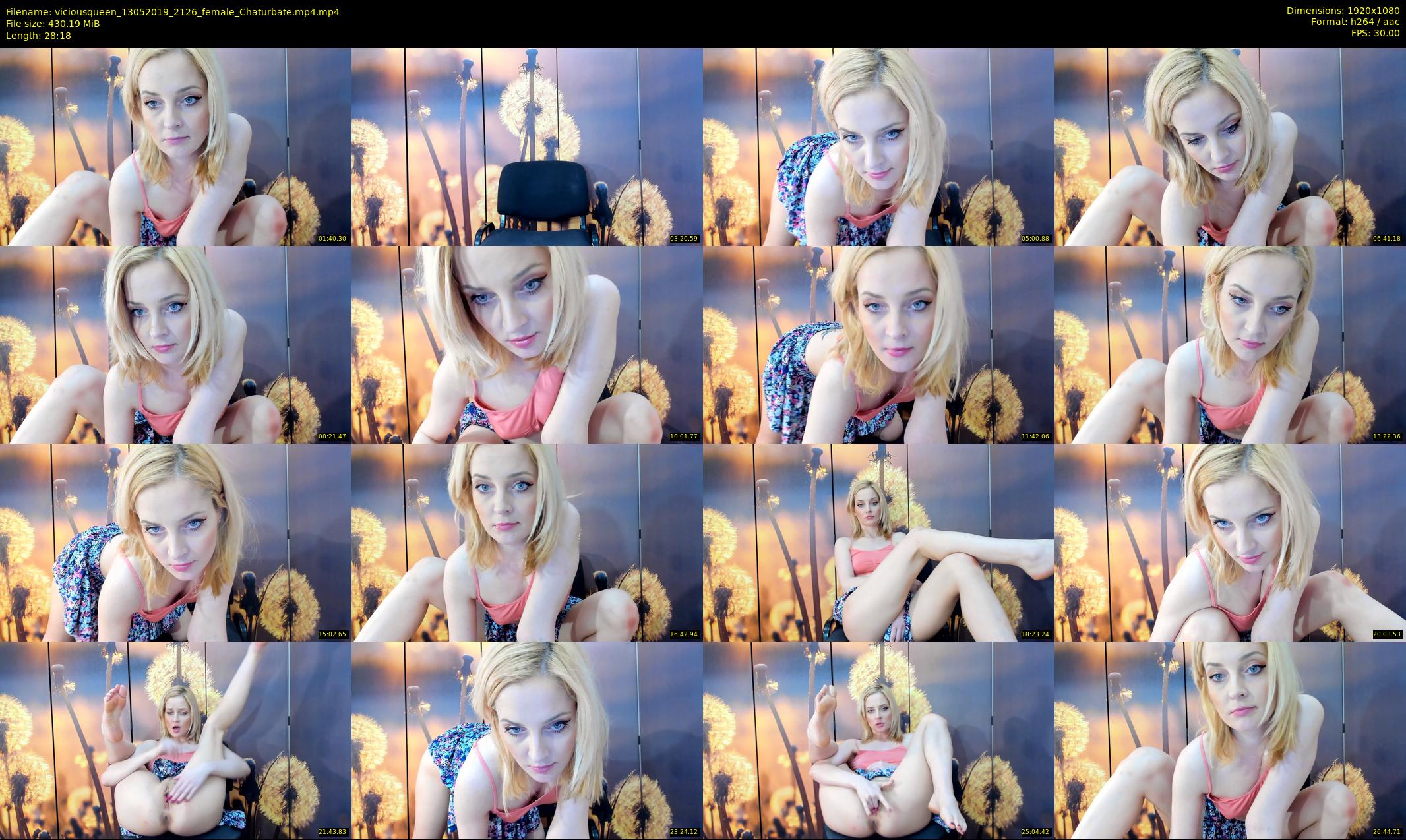 viciousqueen — 29 minute Chaturbate female cam show recording, 1080p, May 13, 2019