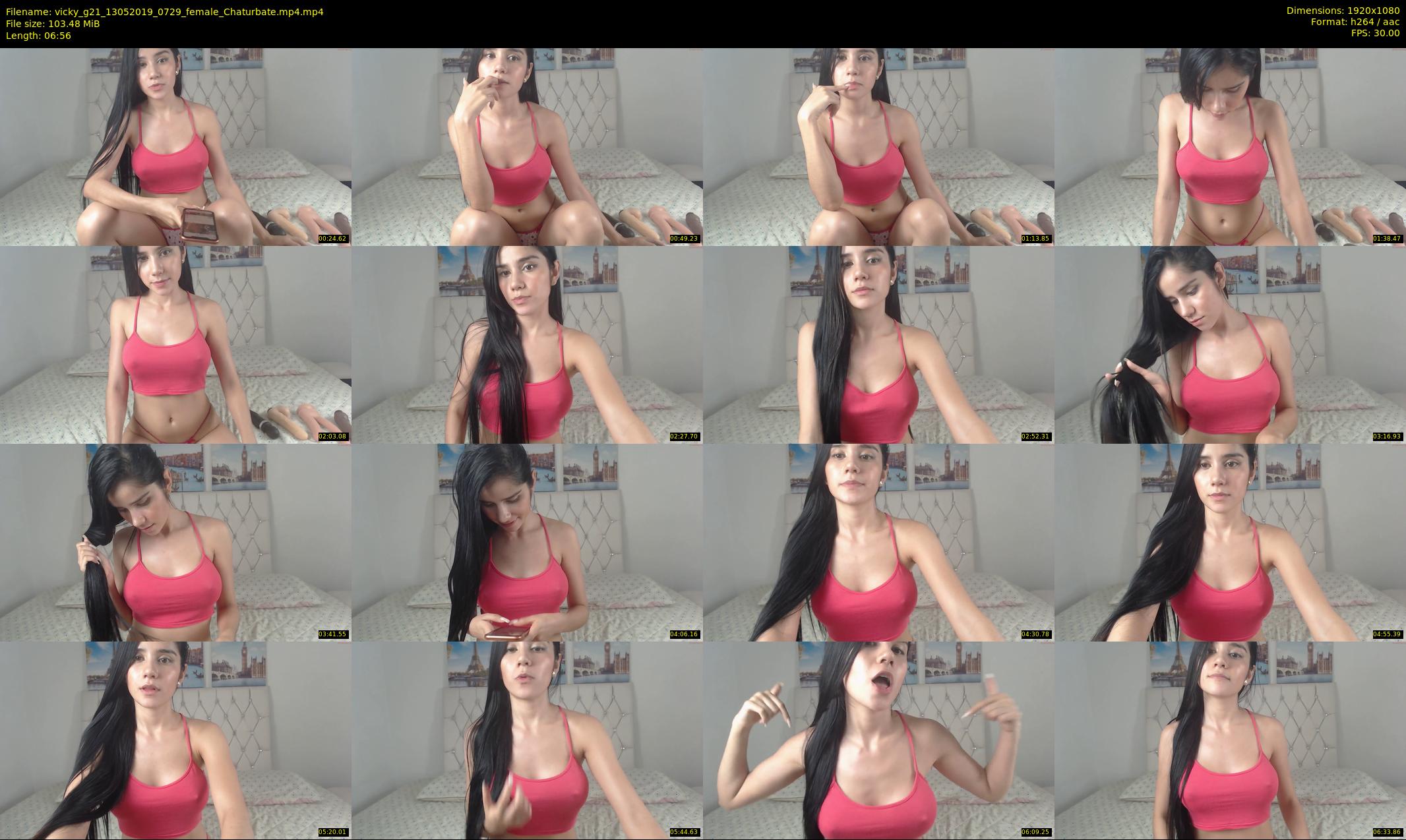 vicky_g21 — 7 minute Chaturbate female cam show recording, 1080p, May 13, 2019