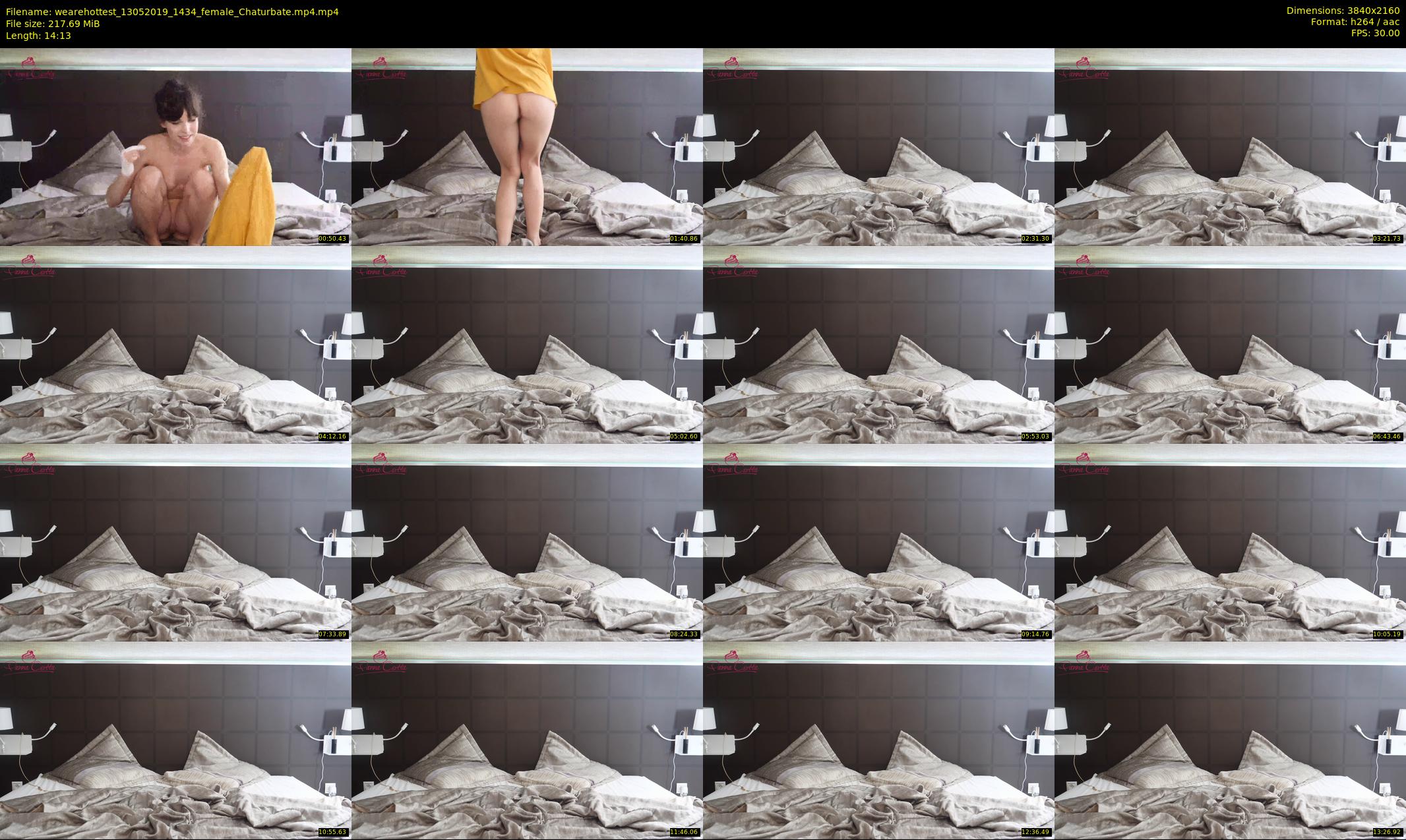 wearehottest — 15 minute Chaturbate couple cam show recording, 4K, May 13, 2019