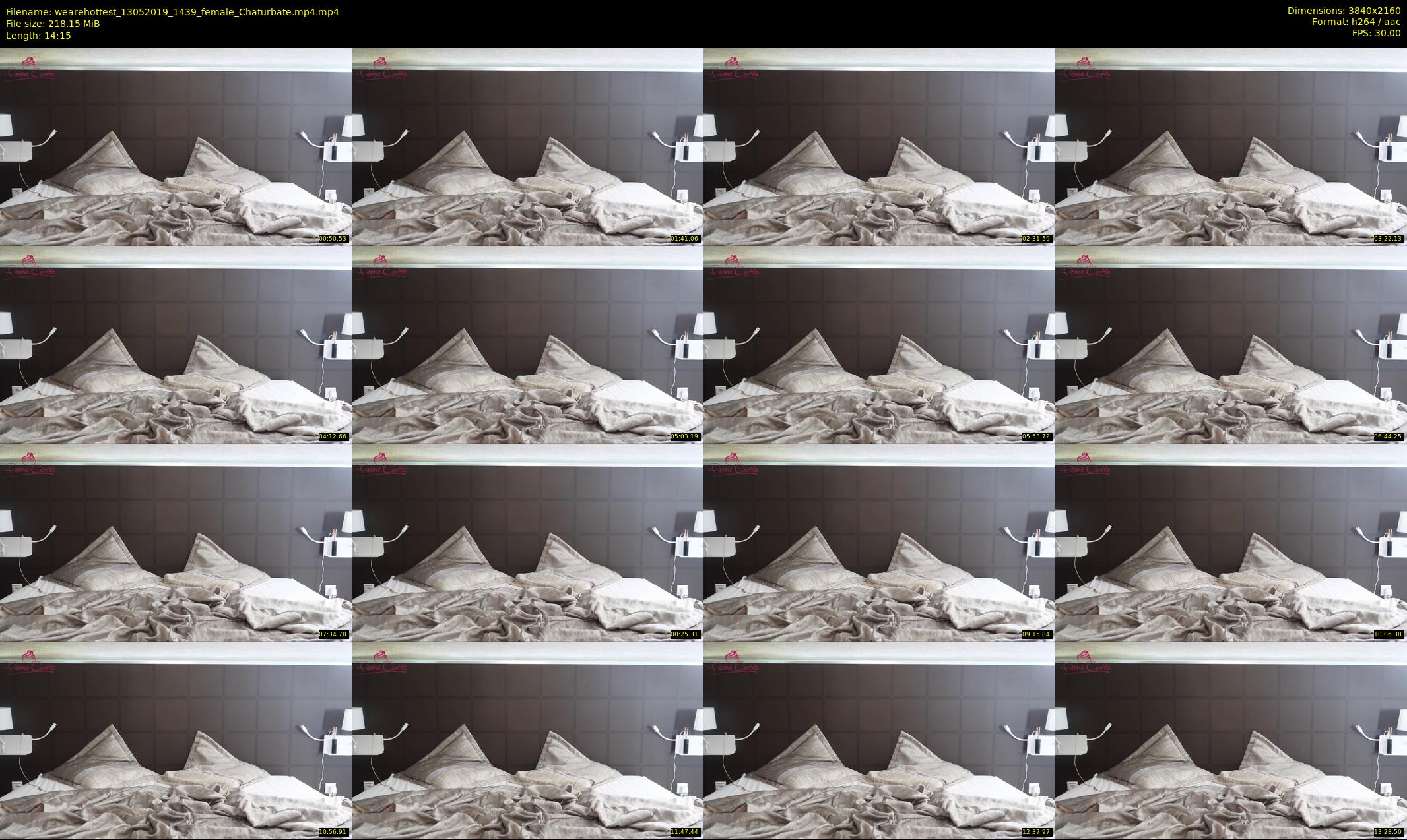 wearehottest — 15 minute Chaturbate couple cam show recording, 4K, May 13, 2019