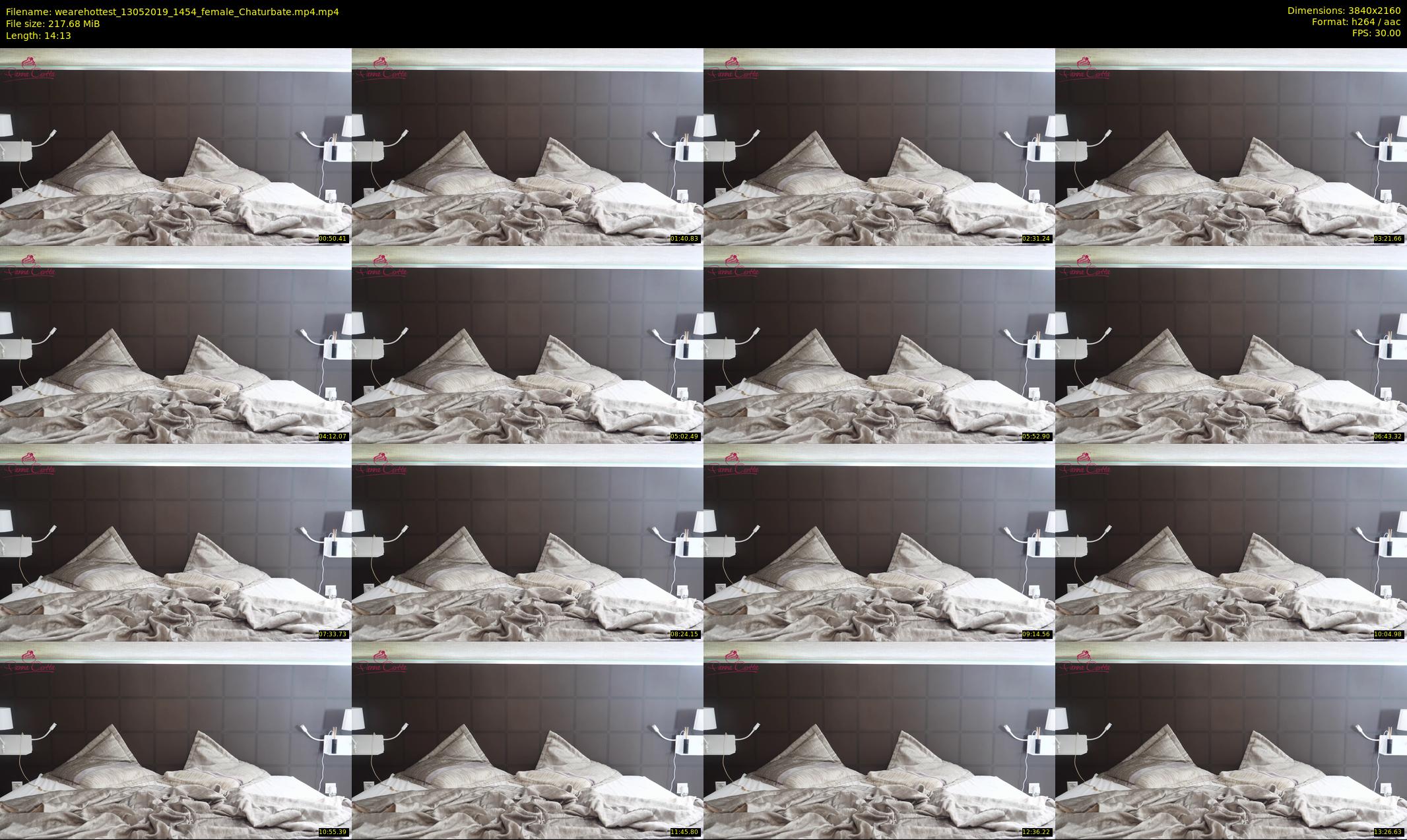 wearehottest — 15 minute Chaturbate couple cam show recording, 4K, May 13, 2019