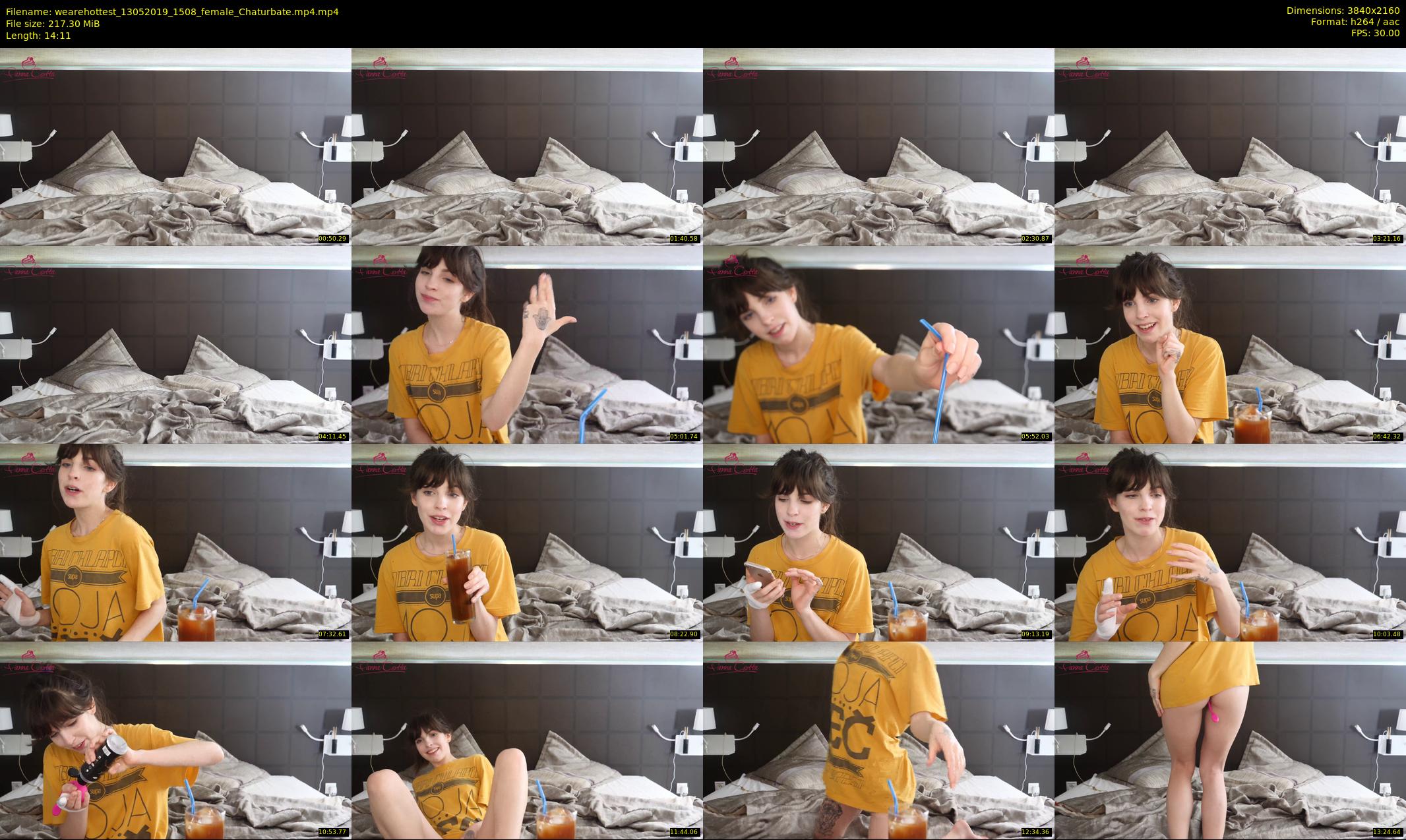 wearehottest — 15 minute Chaturbate couple cam show recording, 4K, May 13, 2019