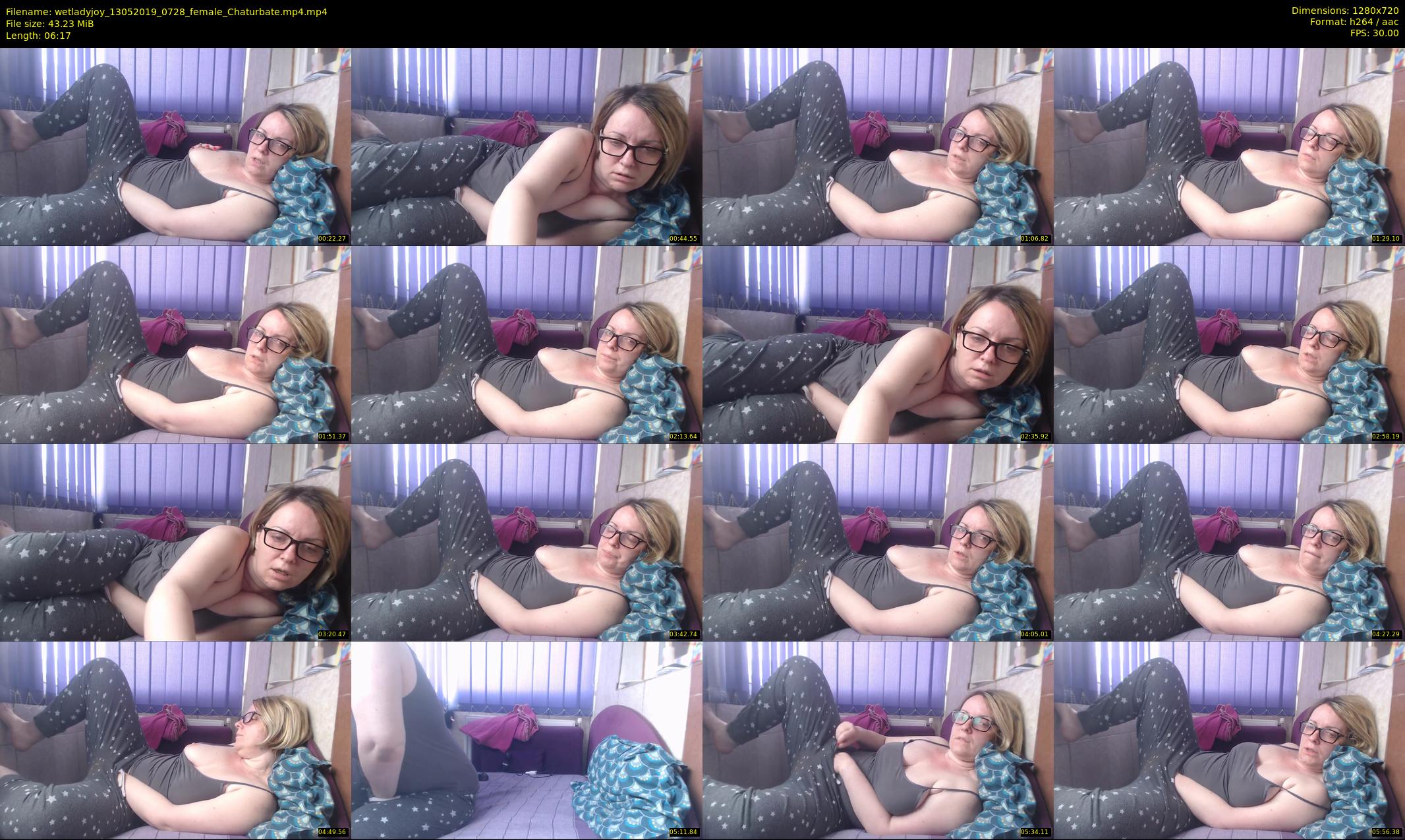 wetladyjoy — 7 minute Chaturbate female cam show recording, 720p, May 13, 2019