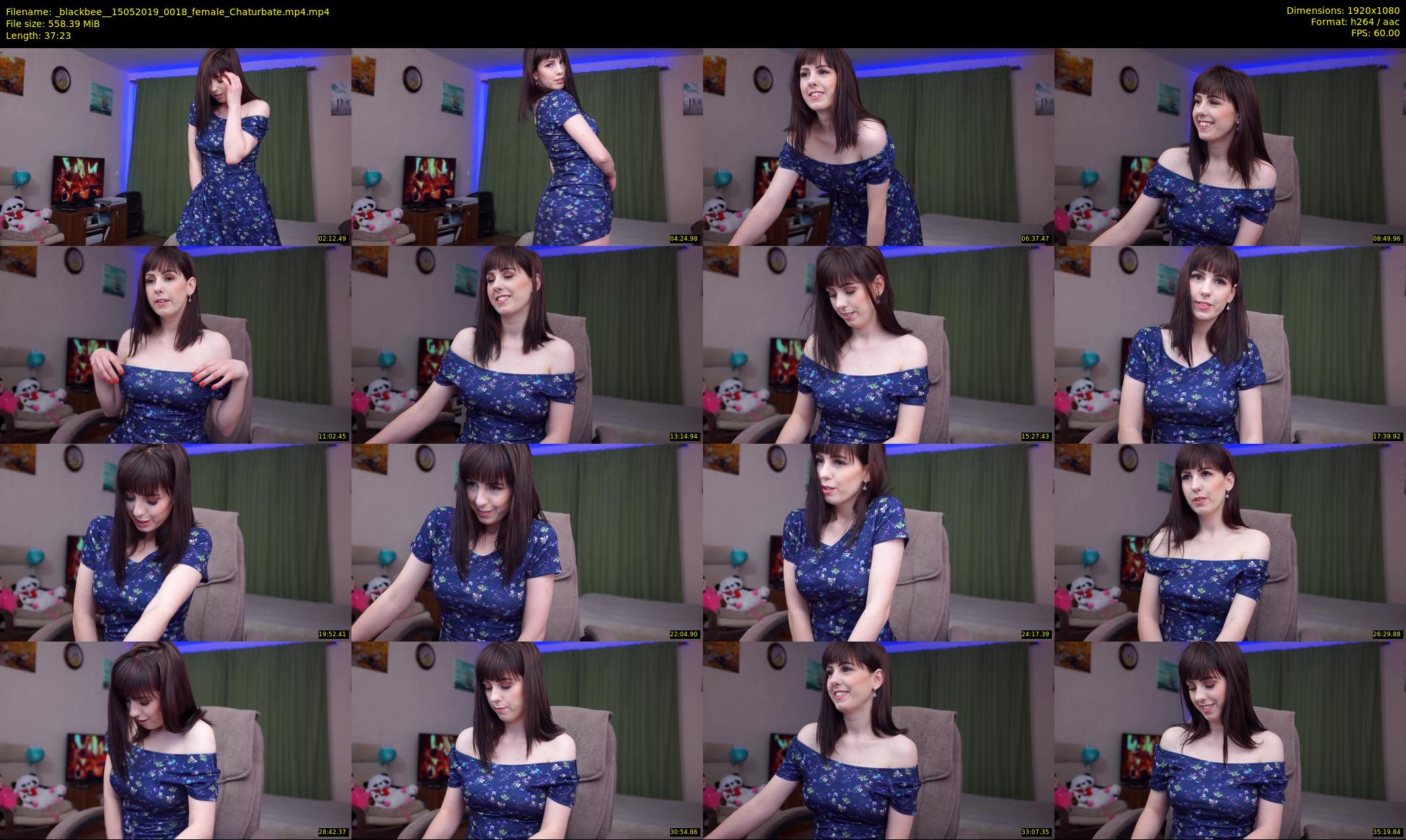 _blackbee_ — 38 minute Chaturbate female cam show recording, 1080p, May 15, 2019