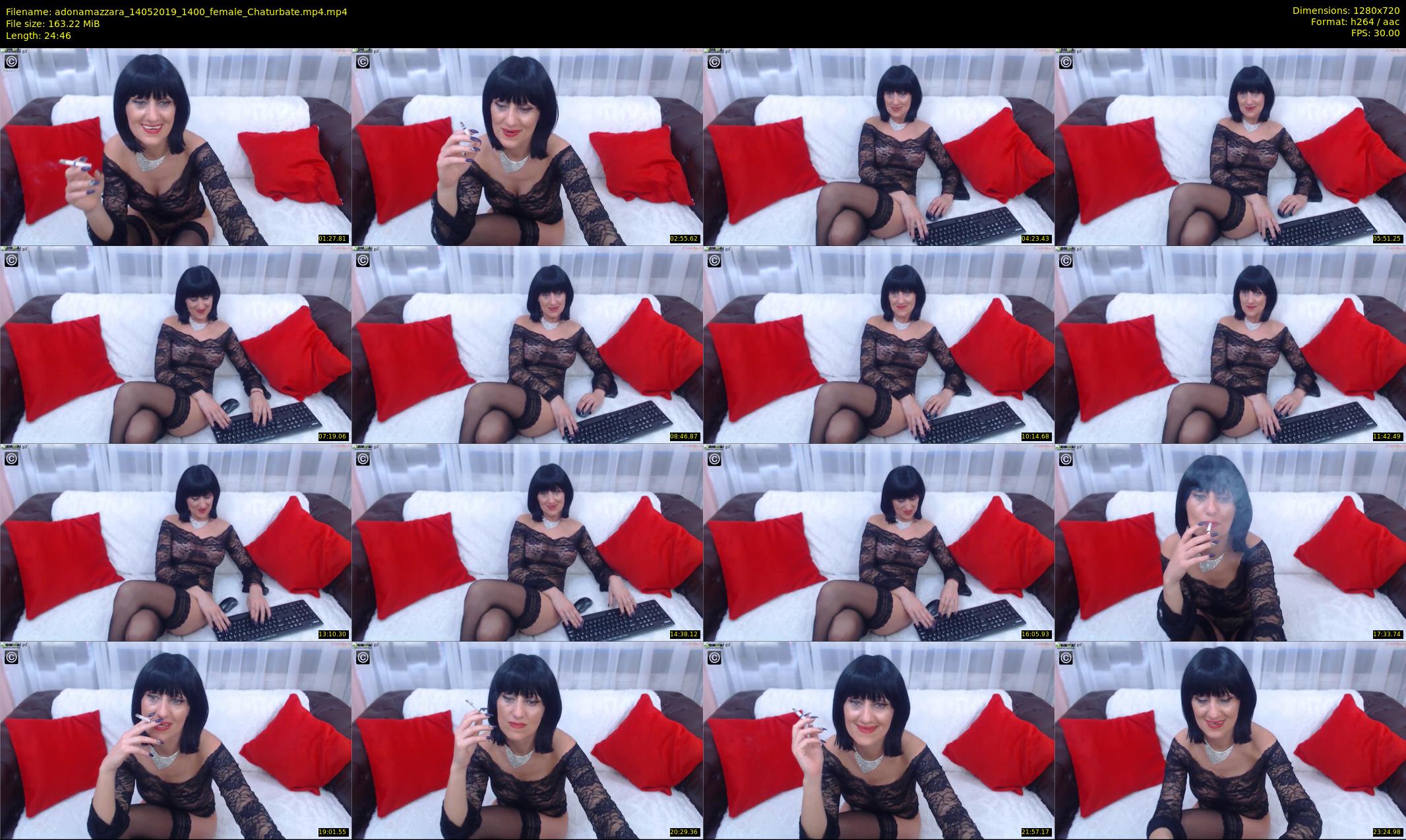 adonamazzara — 25 minute Chaturbate female cam show recording, 720p, May 14, 2019