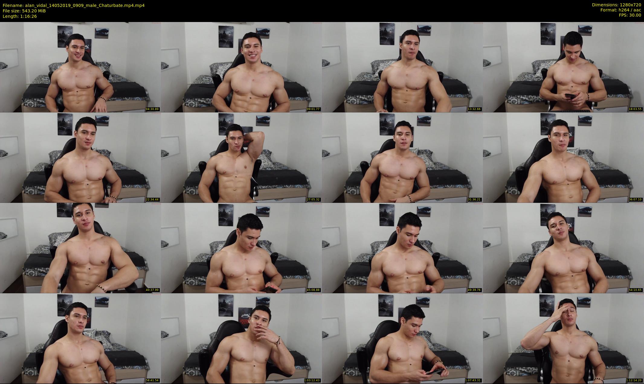 alan_vidal — 77 minute Chaturbate male cam show recording, 720p, May 14, 2019