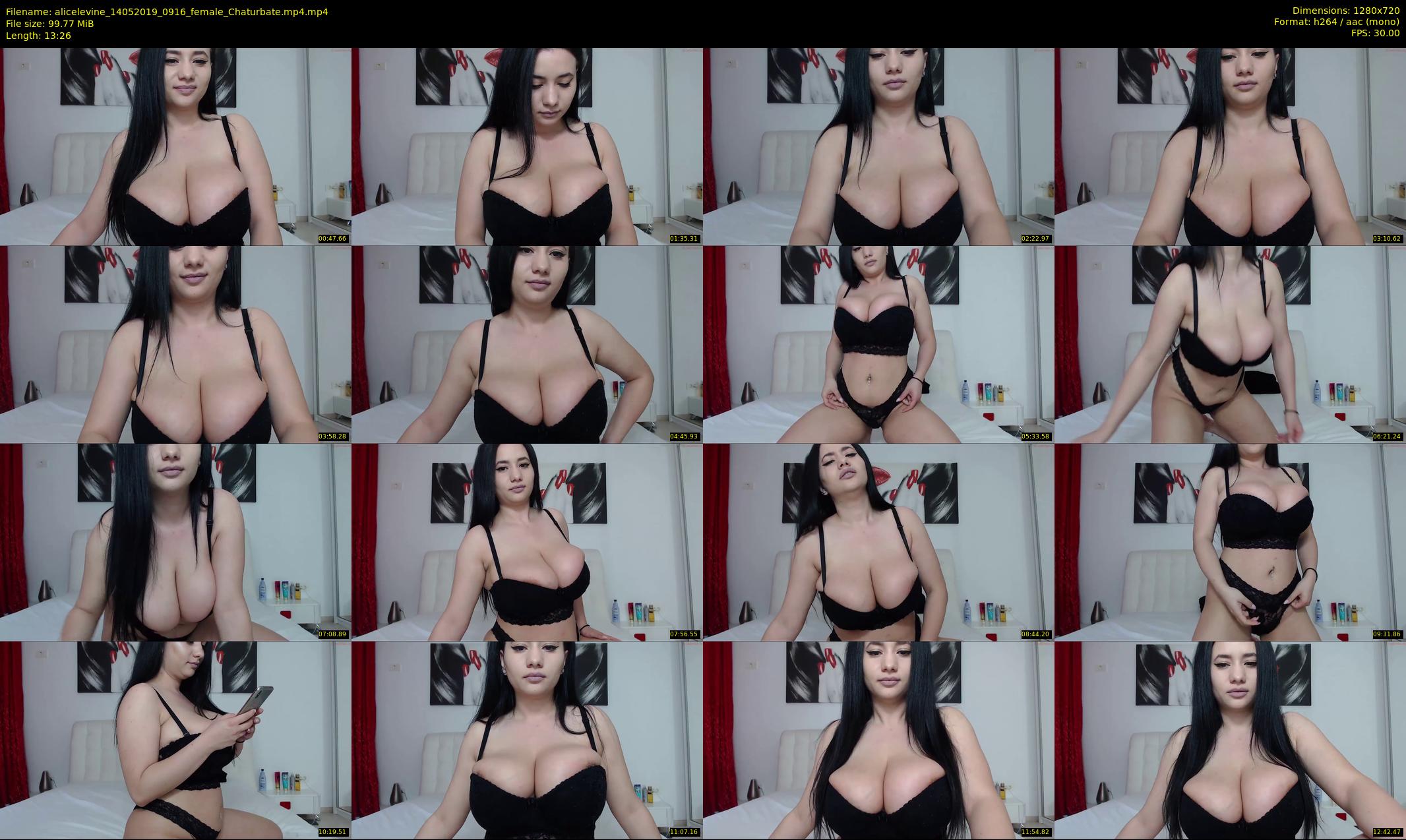 alicelevine — 14 minute Chaturbate female cam show recording, 720p, May 14, 2019