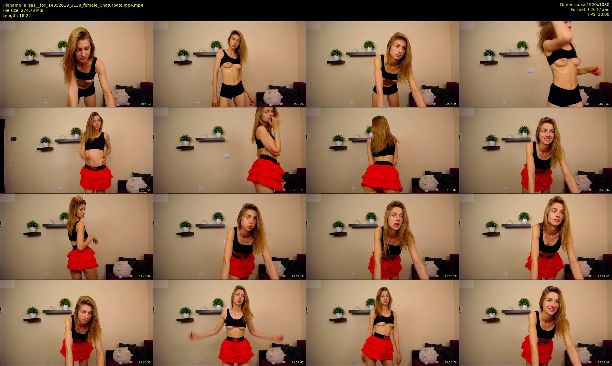 alisaa__fox — 19 minute Chaturbate female cam show recording, 1080p, May 14, 2019