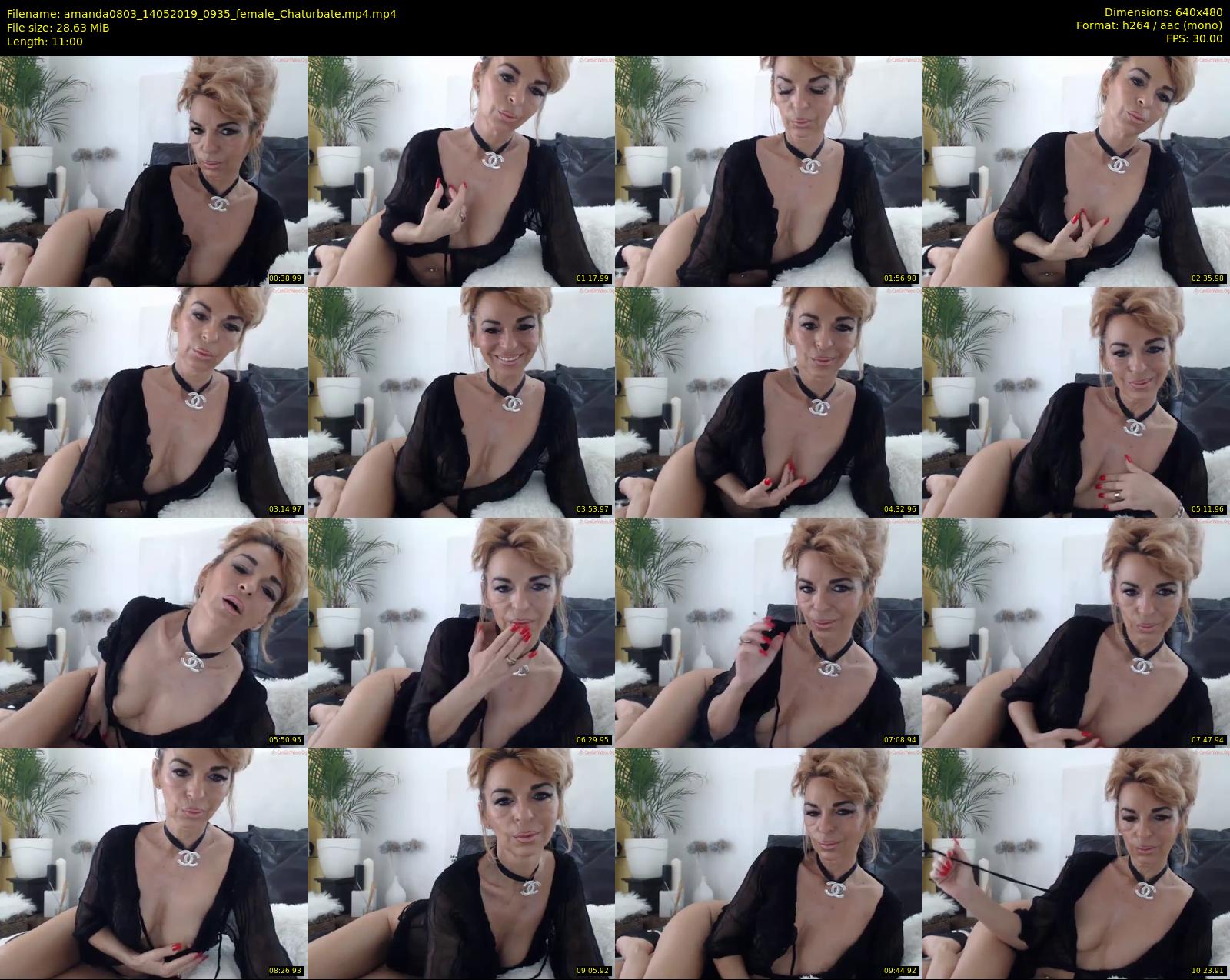 amanda0803 — 11 minute Chaturbate female cam show recording, 480p, May 14, 2019