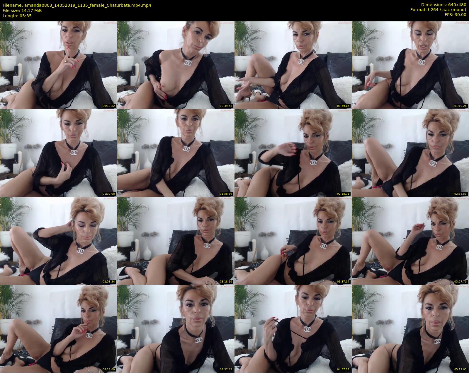 amanda0803 — 6 minute Chaturbate female cam show recording, 480p, May 14, 2019