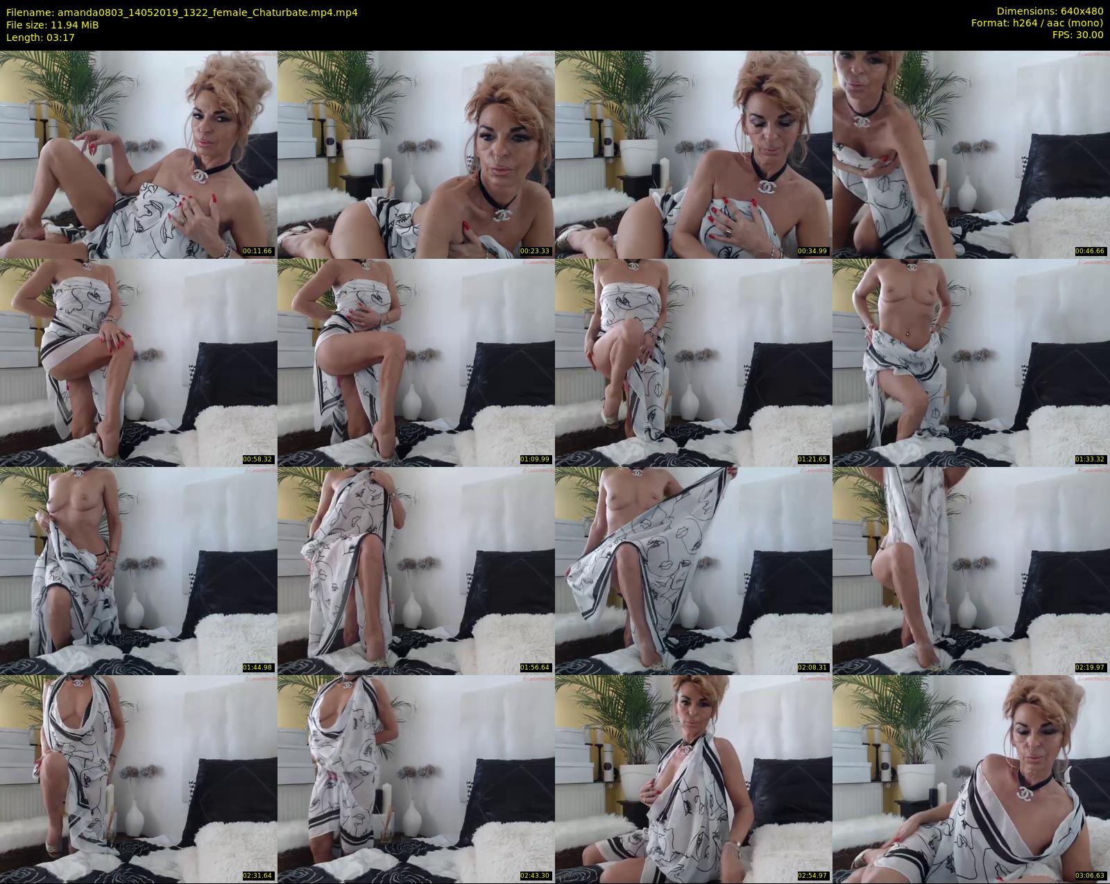 amanda0803 — 4 minute Chaturbate female cam show recording, 480p, May 14, 2019