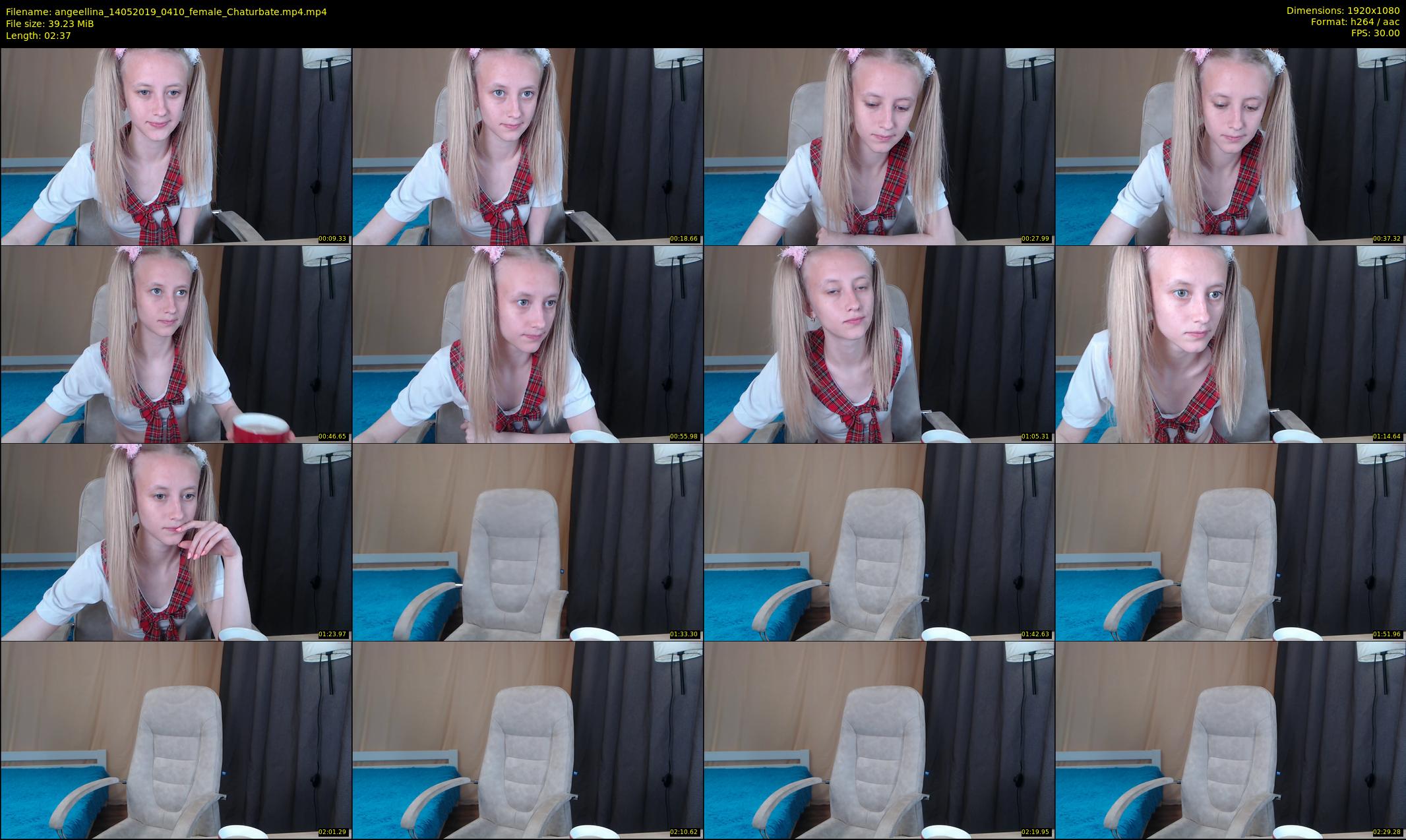 angeellina — 3 minute Chaturbate female cam show recording, 1080p, May 14, 2019