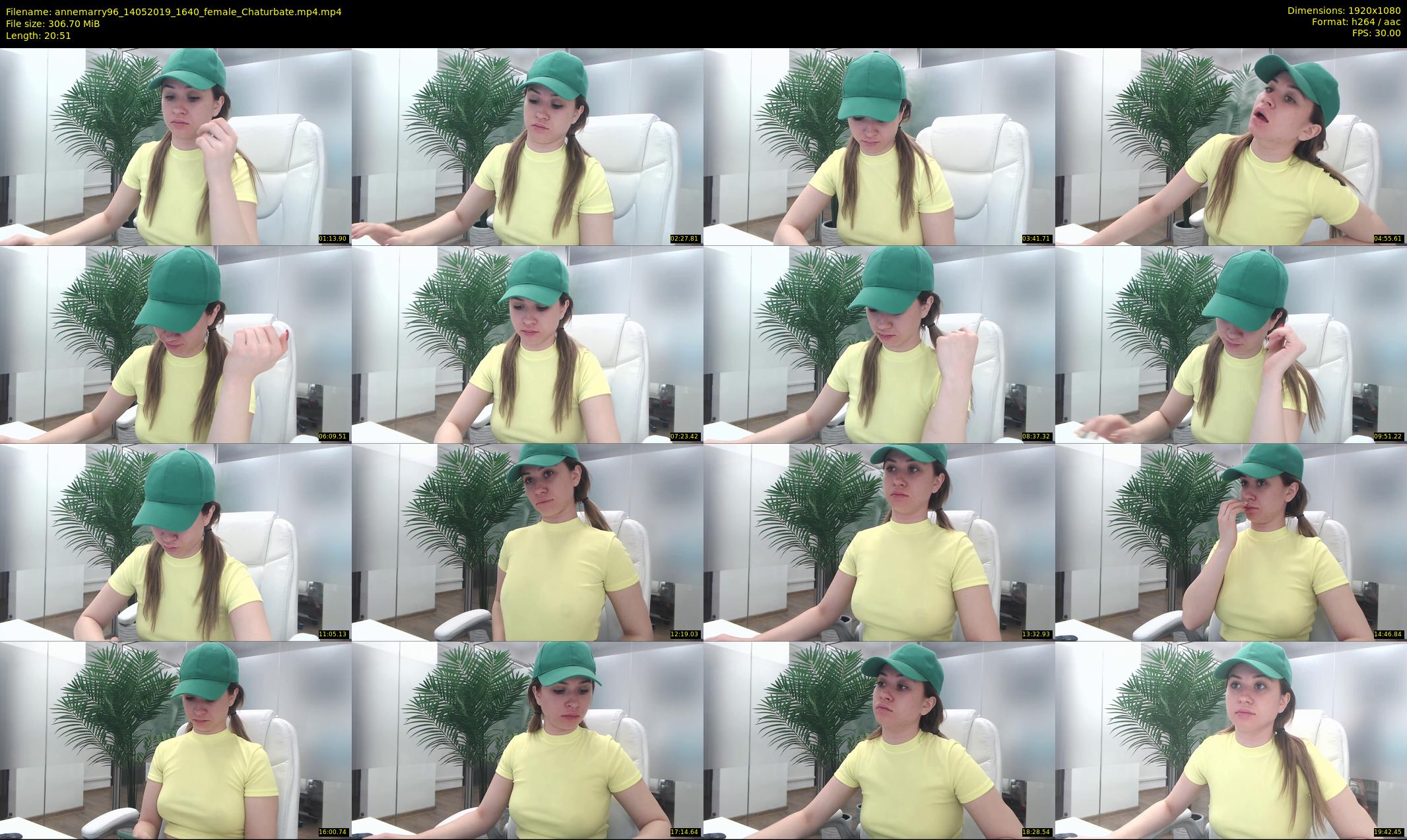 annemarry96 — 21 minute Chaturbate female cam show recording, 1080p, May 14, 2019