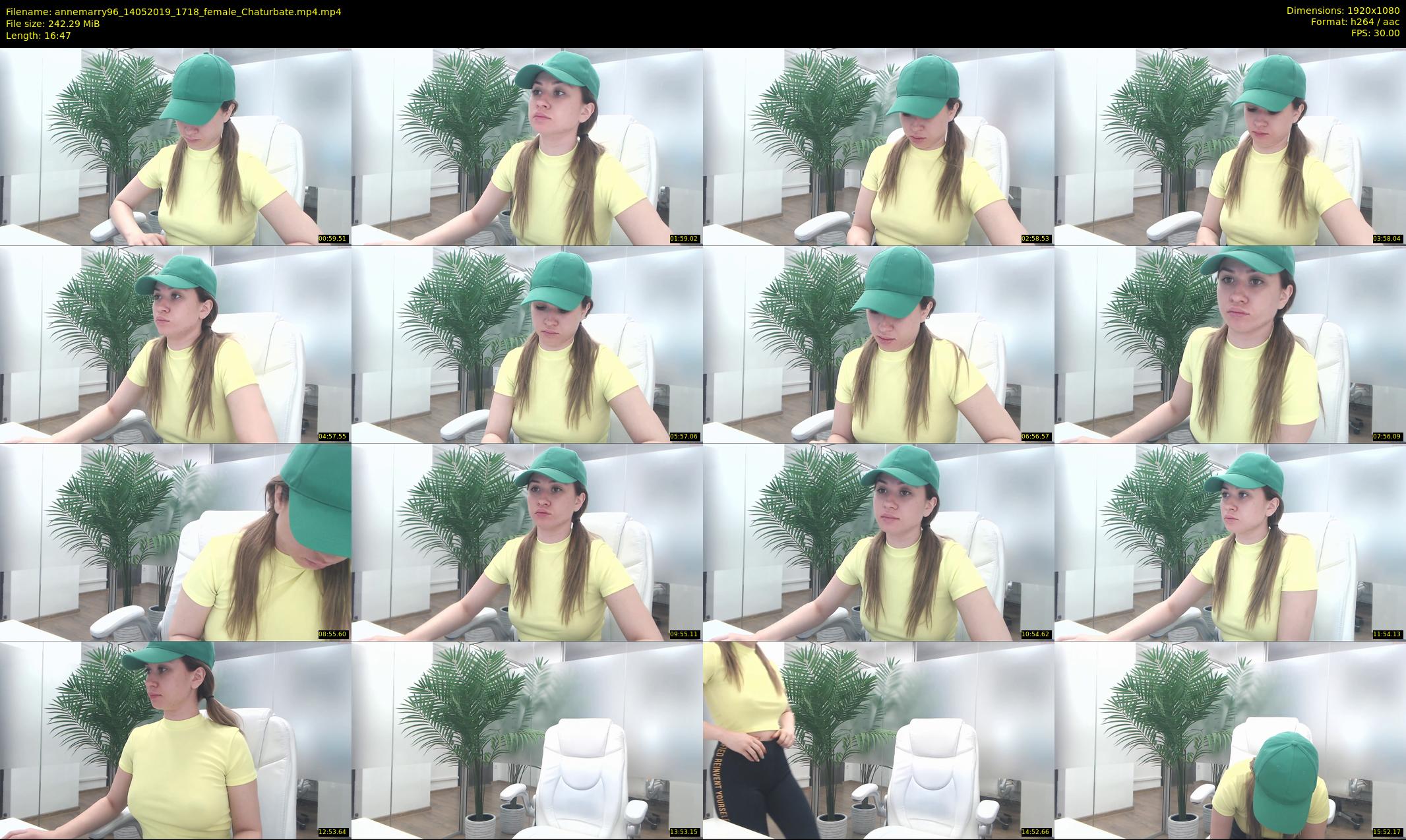 annemarry96 — 17 minute Chaturbate female cam show recording, 1080p, May 14, 2019