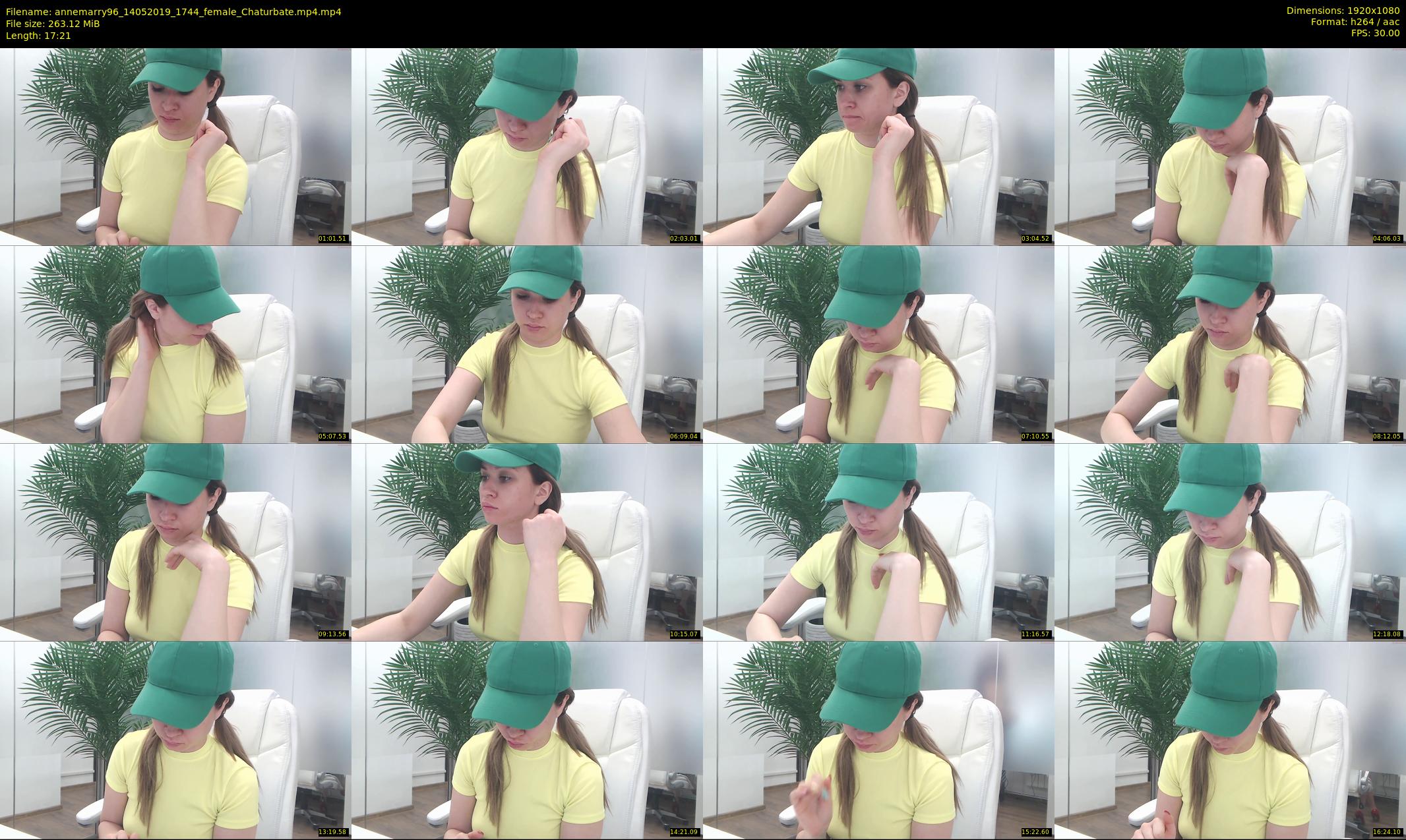 annemarry96 — 18 minute Chaturbate female cam show recording, 1080p, May 14, 2019