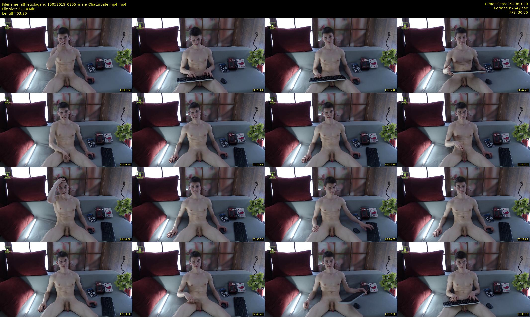 athleticloganx — 4 minute Chaturbate male cam show recording, 1080p, May 15, 2019
