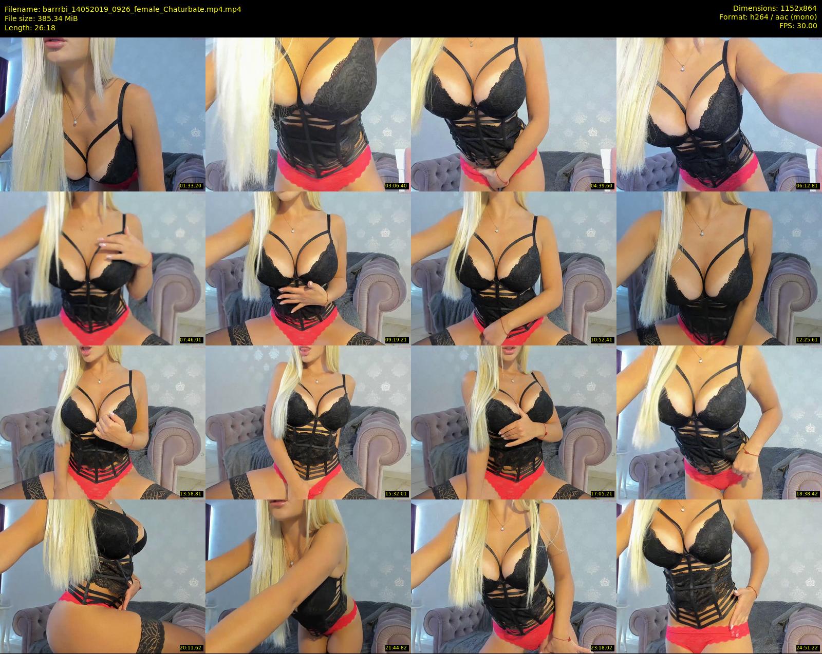 barrrbi — 27 minute Chaturbate female cam show recording, 720p, May 14, 2019