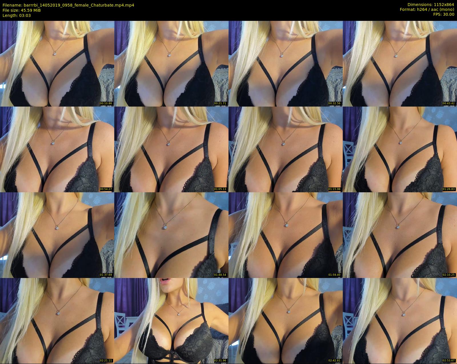 barrrbi — 4 minute Chaturbate female cam show recording, 720p, May 14, 2019