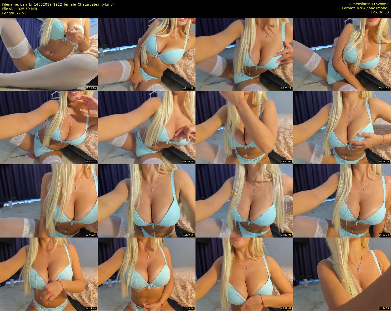 barrrbi — 23 minute Chaturbate female cam show recording, 720p, May 14, 2019