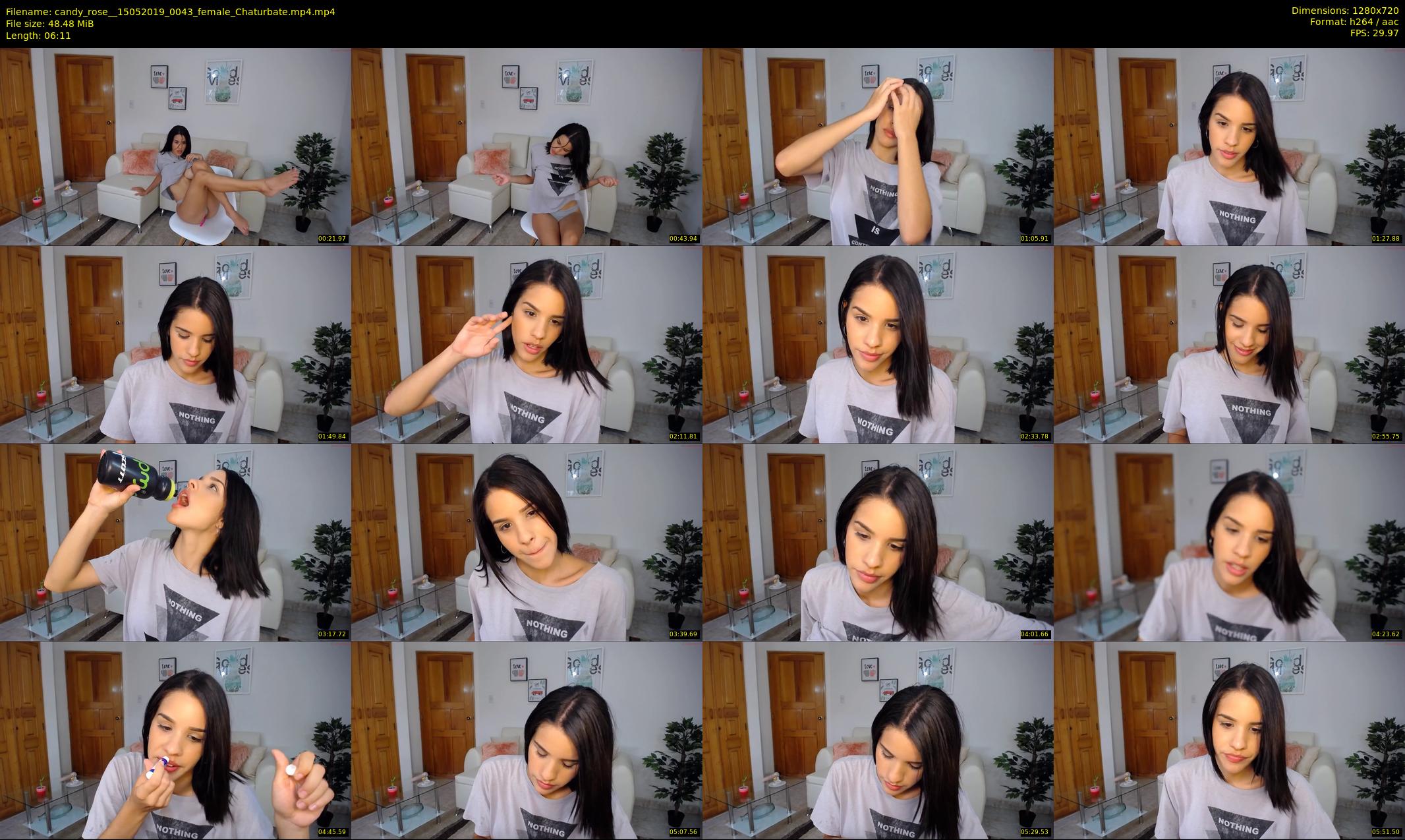 candy_rose_ — 7 minute Chaturbate female cam show recording, 720p, May 15, 2019