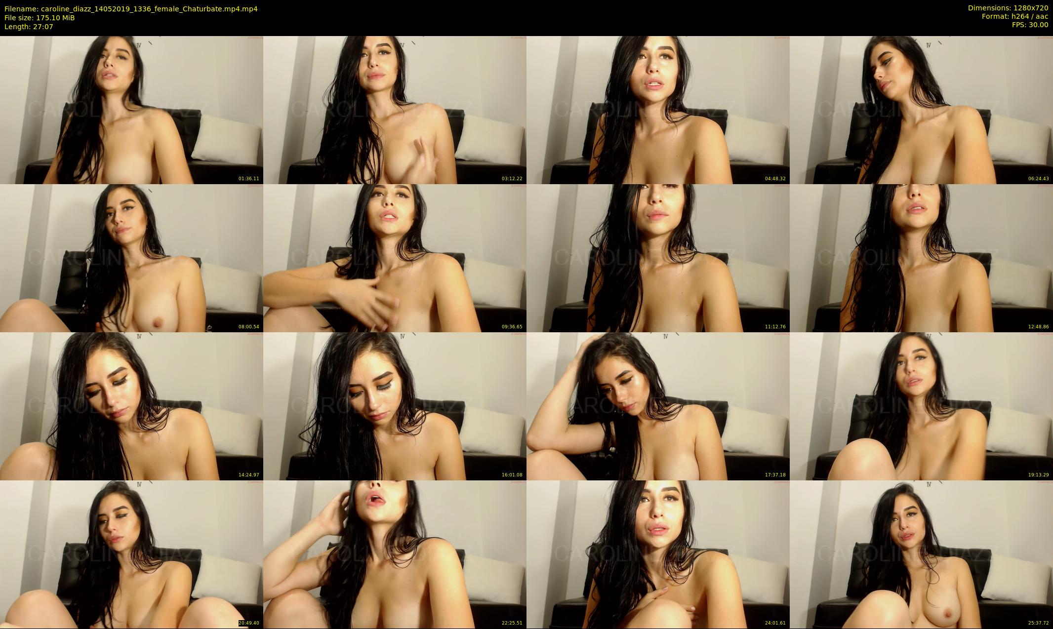 caroline_diazz — 28 minute Chaturbate female cam show recording, 720p, May 14, 2019