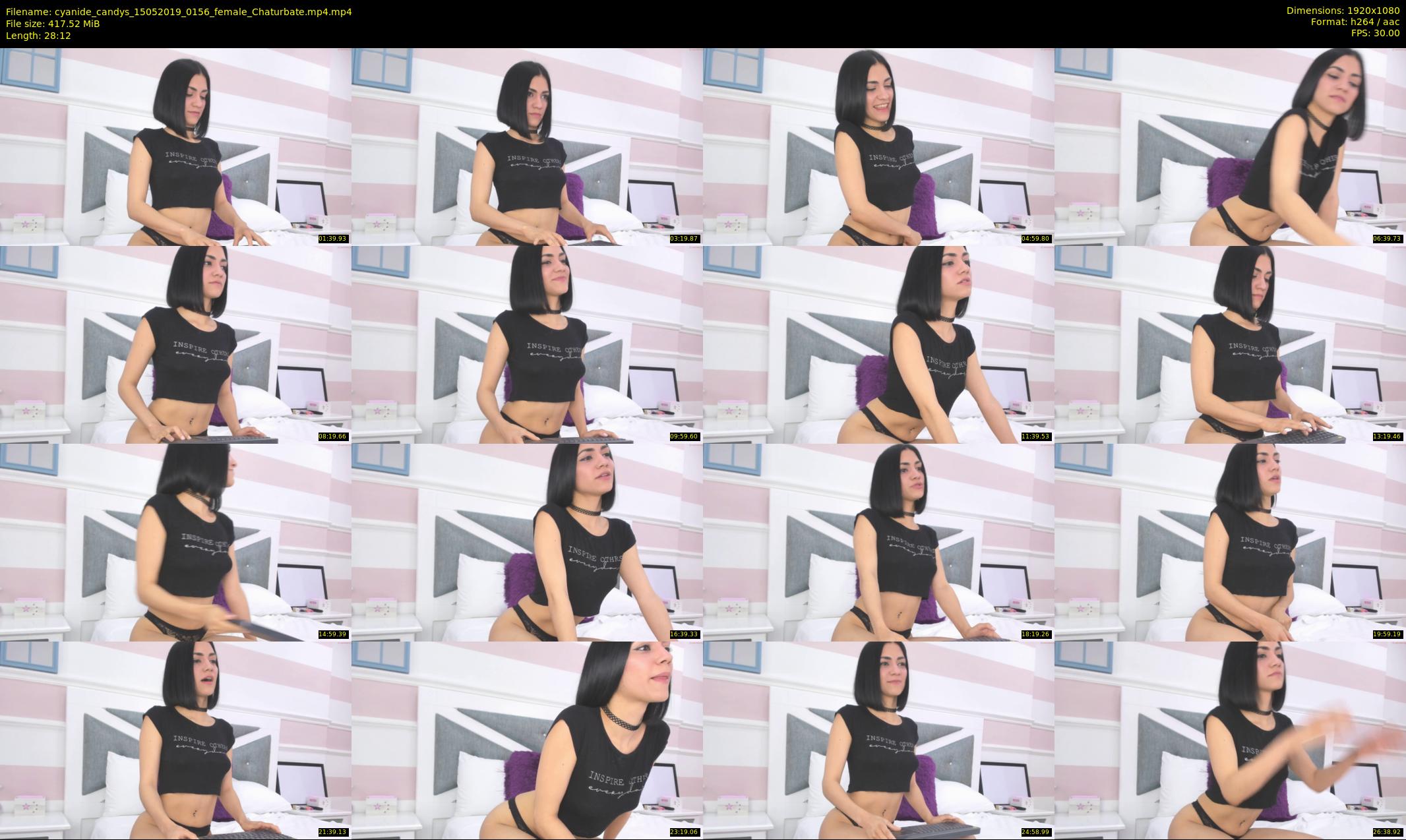 cyanide_candys — 29 minute Chaturbate female cam show recording, 1080p, May 15, 2019
