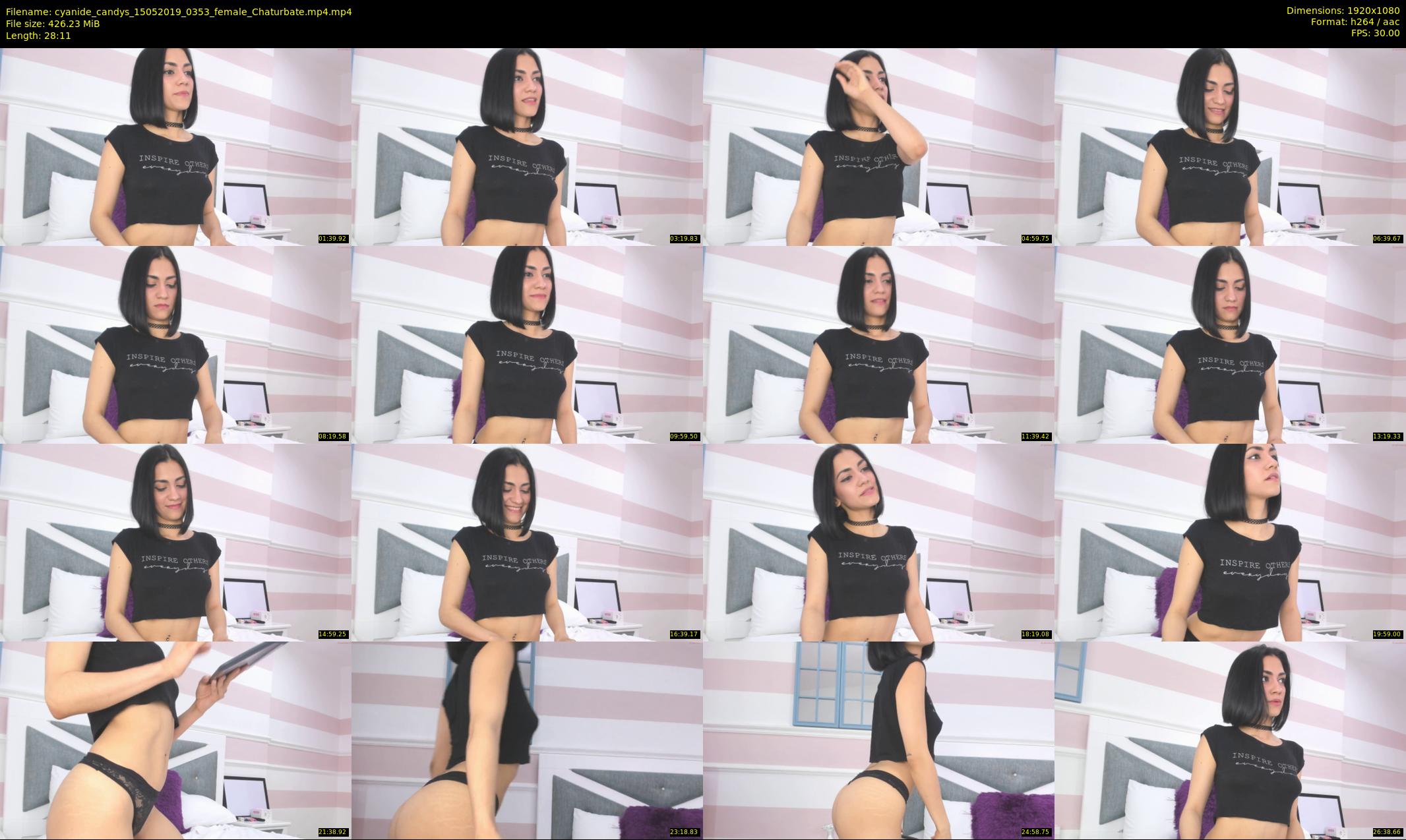 cyanide_candys — 29 minute Chaturbate female cam show recording, 1080p, May 15, 2019