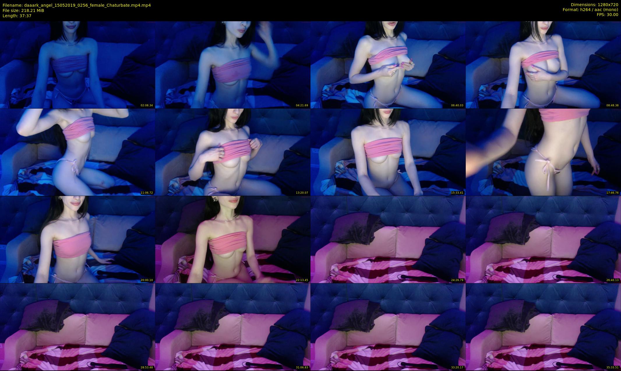 daaark_angel — 38 minute Chaturbate female cam show recording, 720p, May 15, 2019