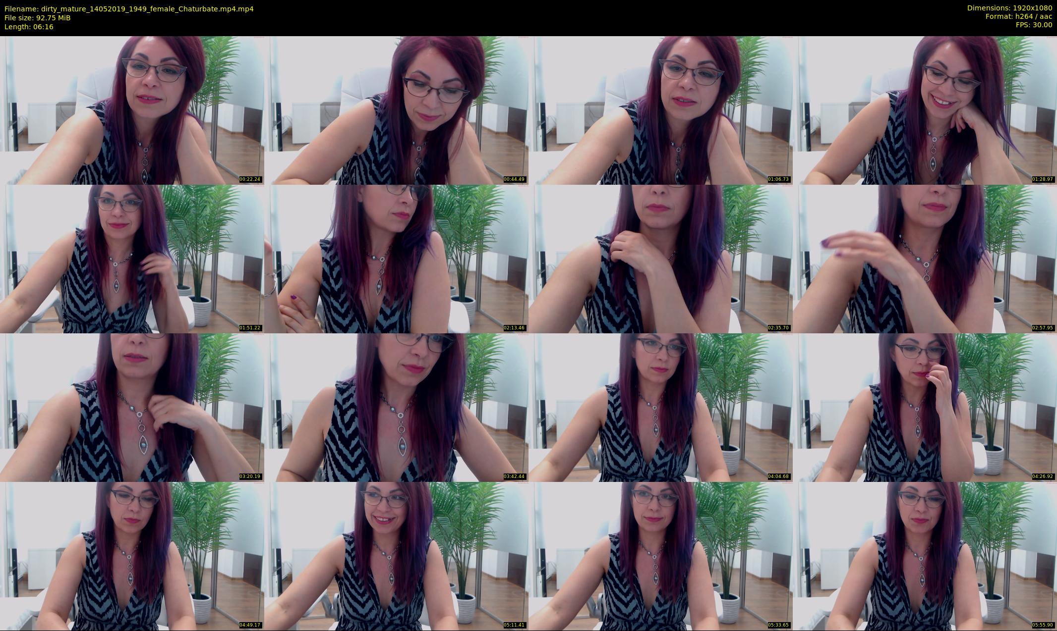 dirty_mature — 7 minute Chaturbate female cam show recording, 1080p, May 14, 2019