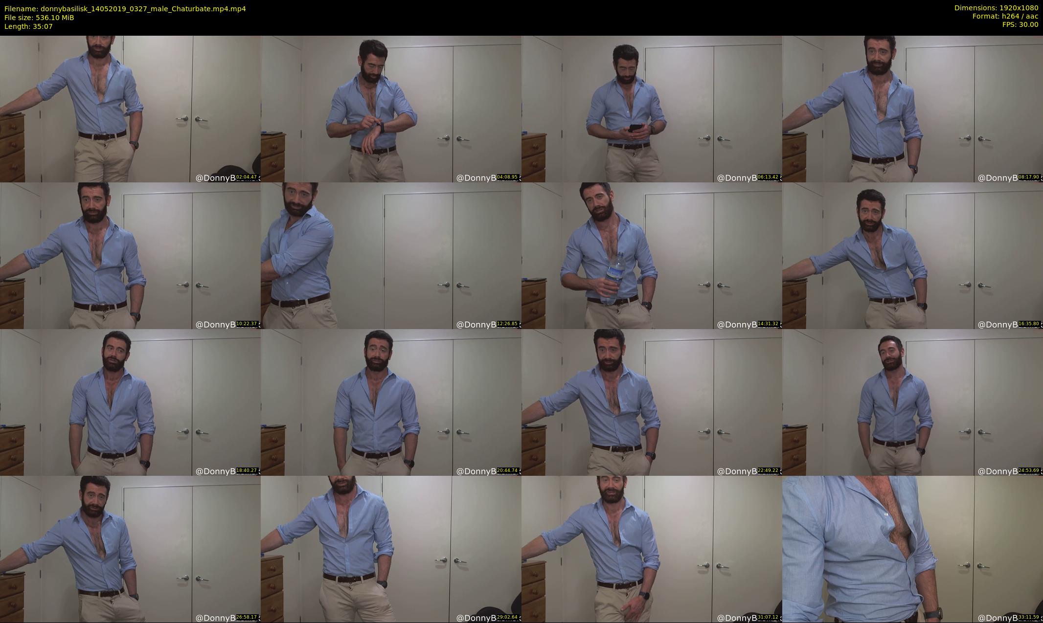 donnybasilisk — 36 minute Chaturbate male cam show recording, 1080p, May 14, 2019