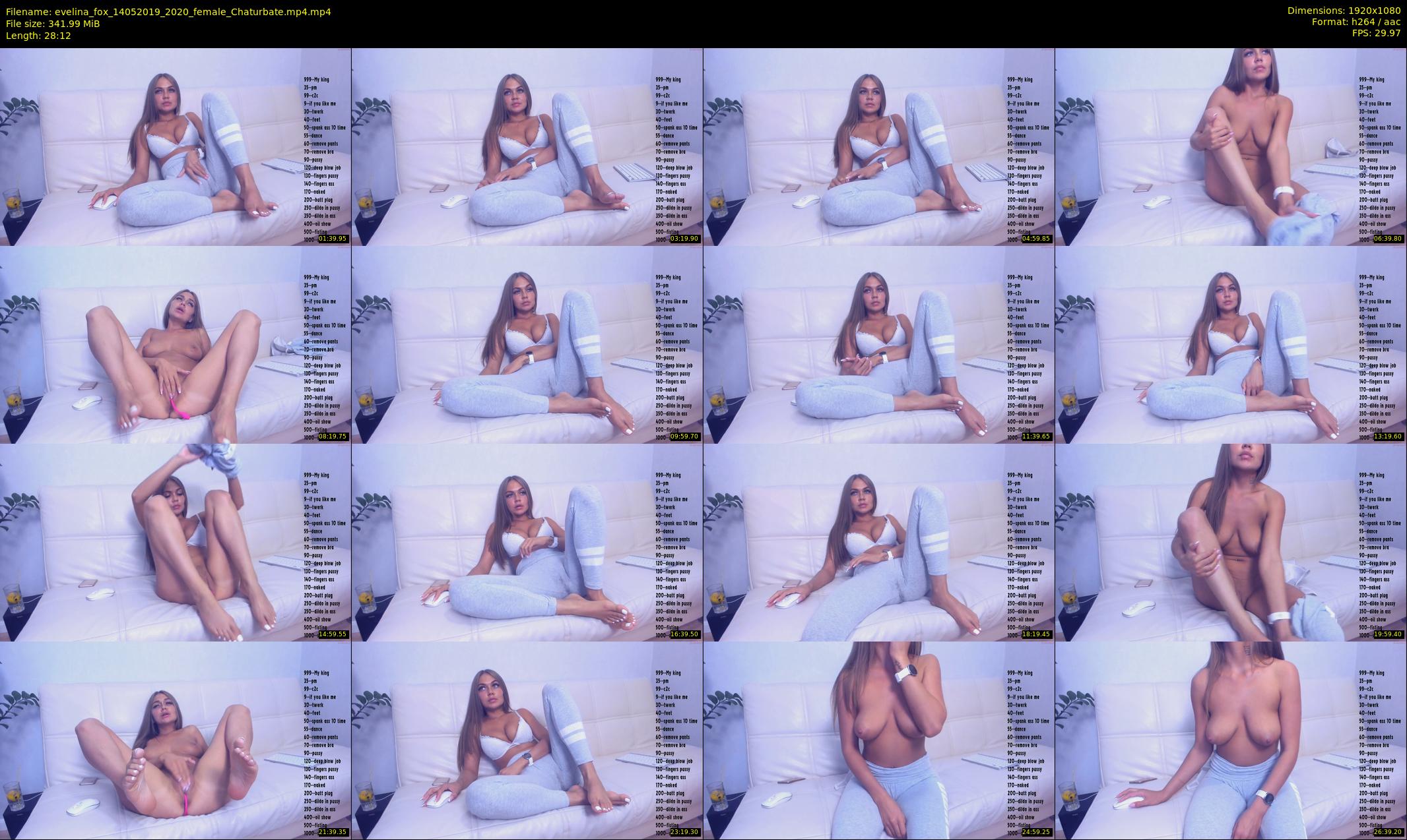 evelina_fox — 29 minute Chaturbate female cam show recording, 1080p, May 14, 2019