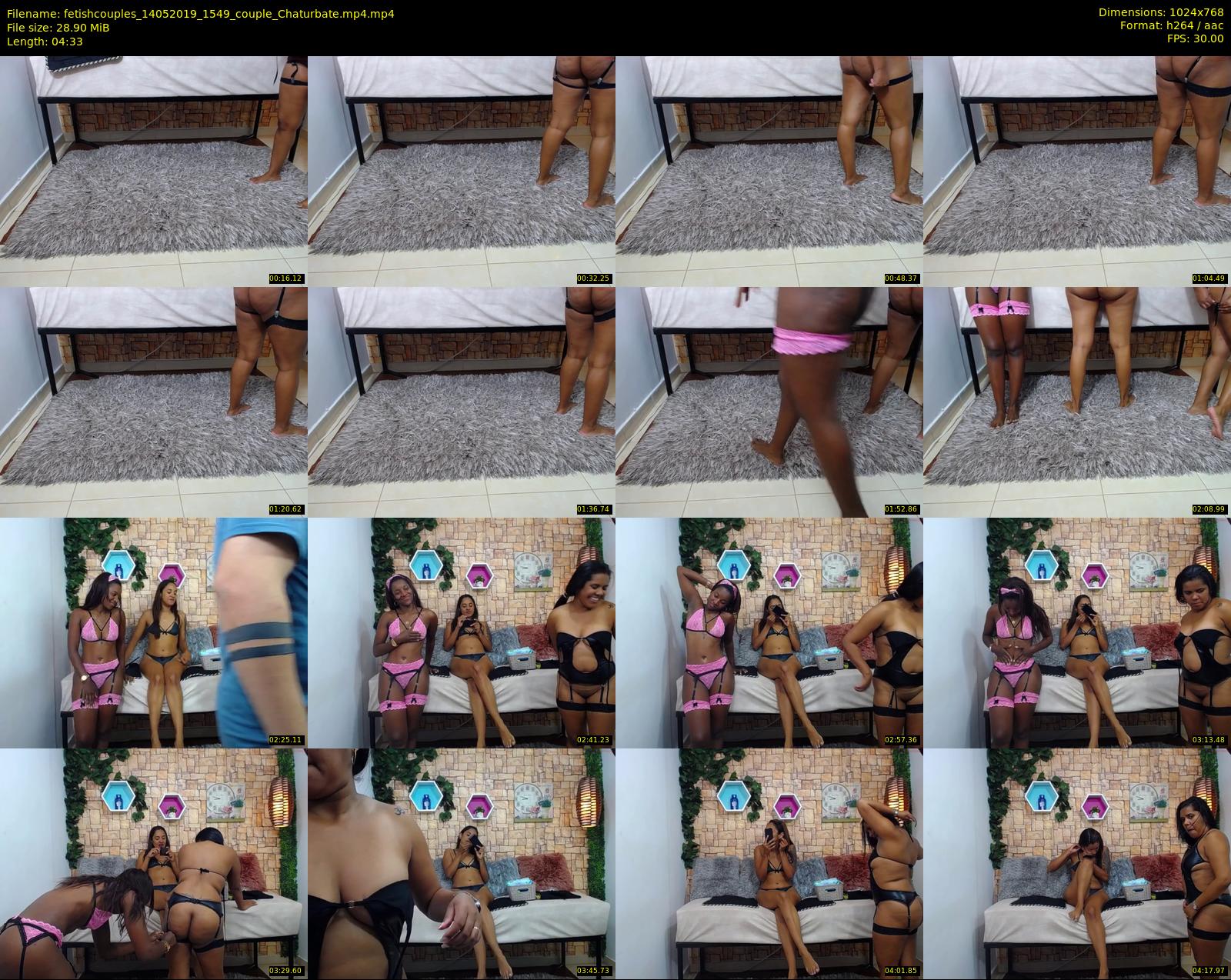 fetishcouples — 5 minute Chaturbate couple cam show recording, 720p, May 14, 2019