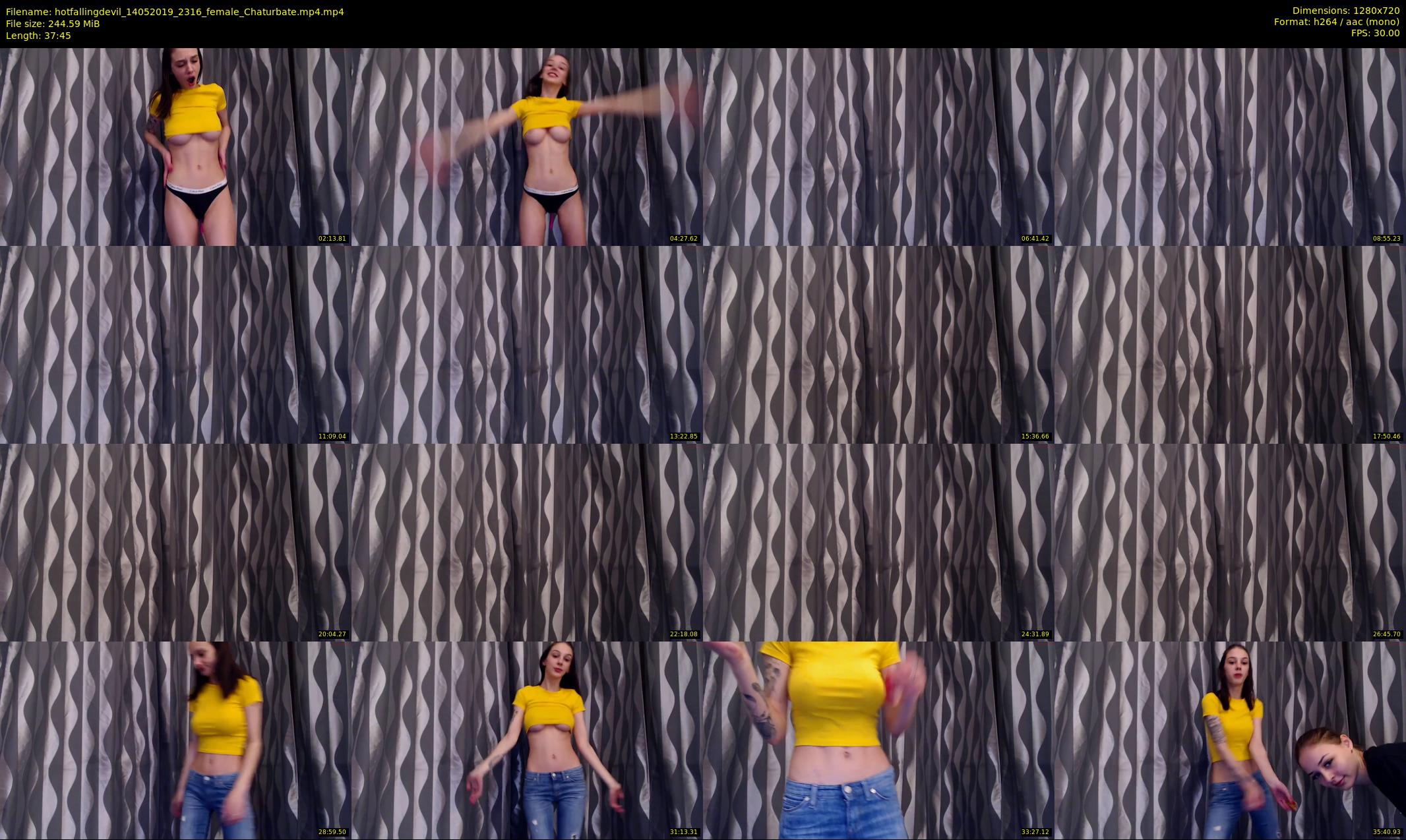 hotfallingdevil — 38 minute Chaturbate female cam show recording, 720p, May 14, 2019
