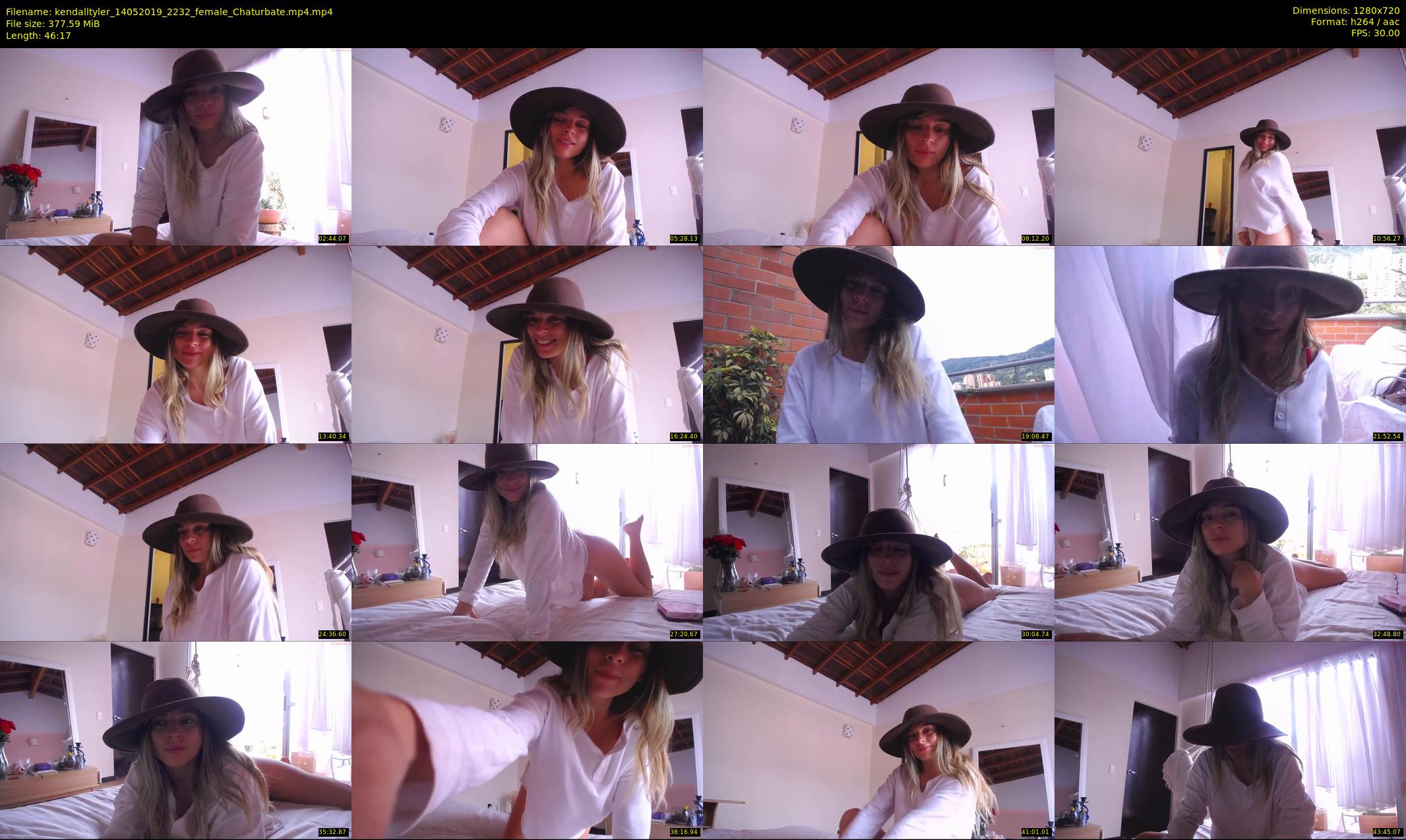 kendalltyler — 47 minute Chaturbate female cam show recording, 720p, May 14, 2019