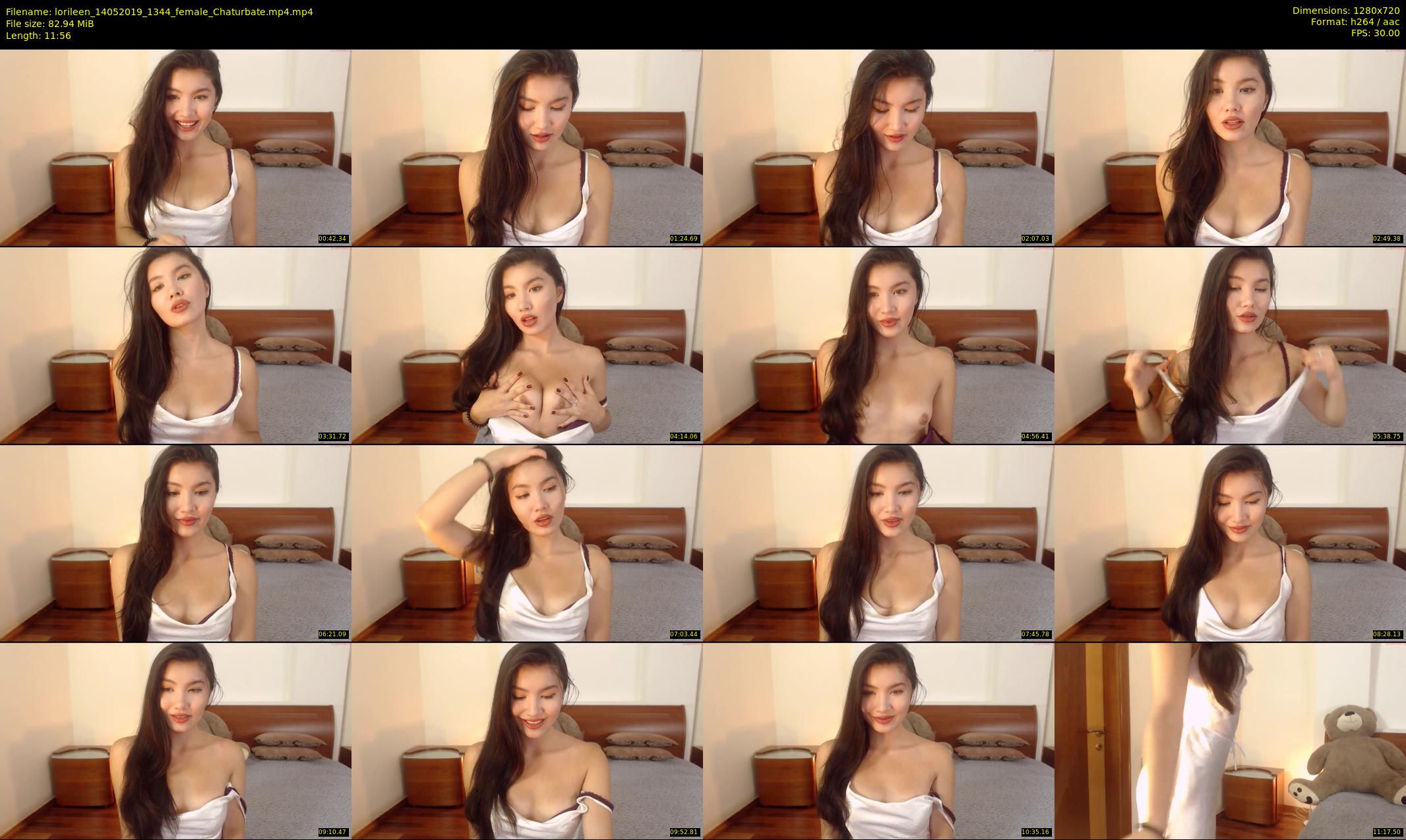 lorileen — 12 minute Chaturbate female cam show recording, 720p, May 14, 2019