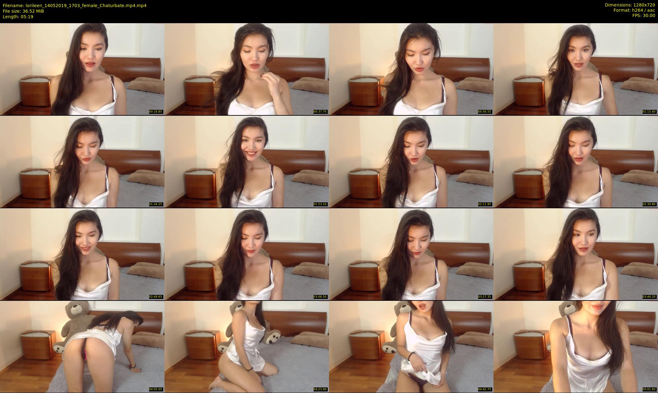 lorileen — 6 minute Chaturbate female cam show recording, 720p, May 14, 2019