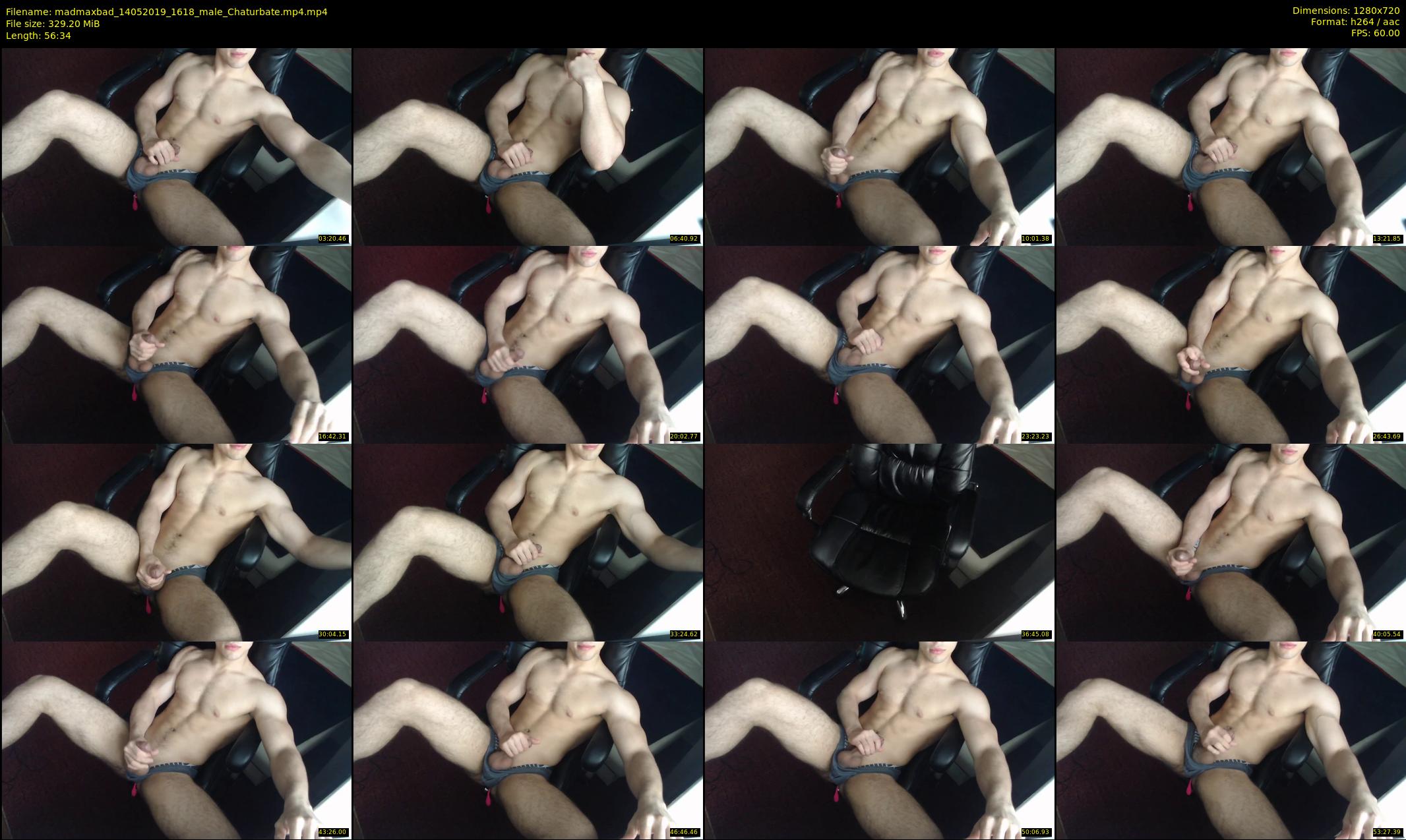 madmaxbad — 57 minute Chaturbate male cam show recording, 720p, May 14, 2019