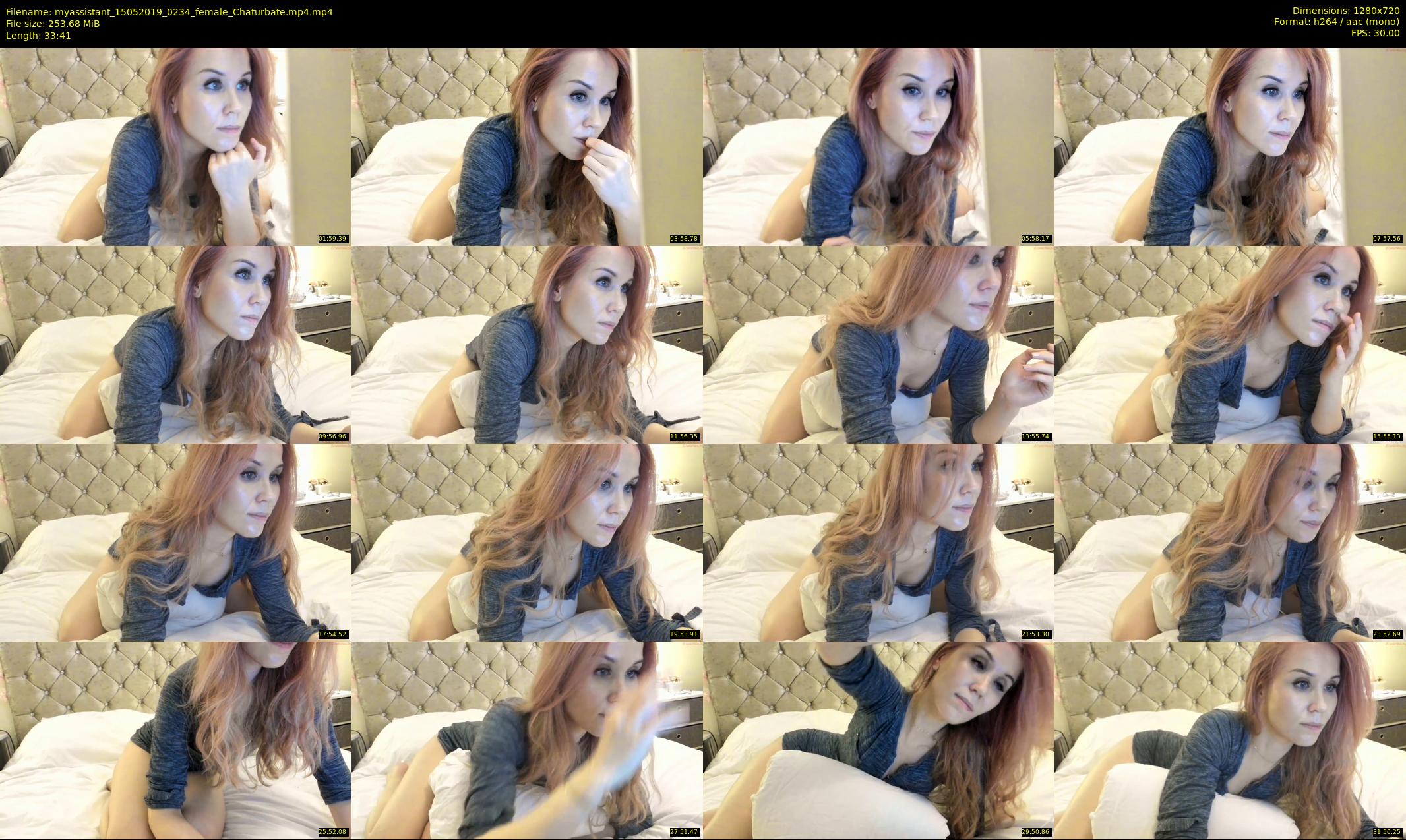 myassistant — 34 minute Chaturbate female cam show recording, 720p, May 15, 2019