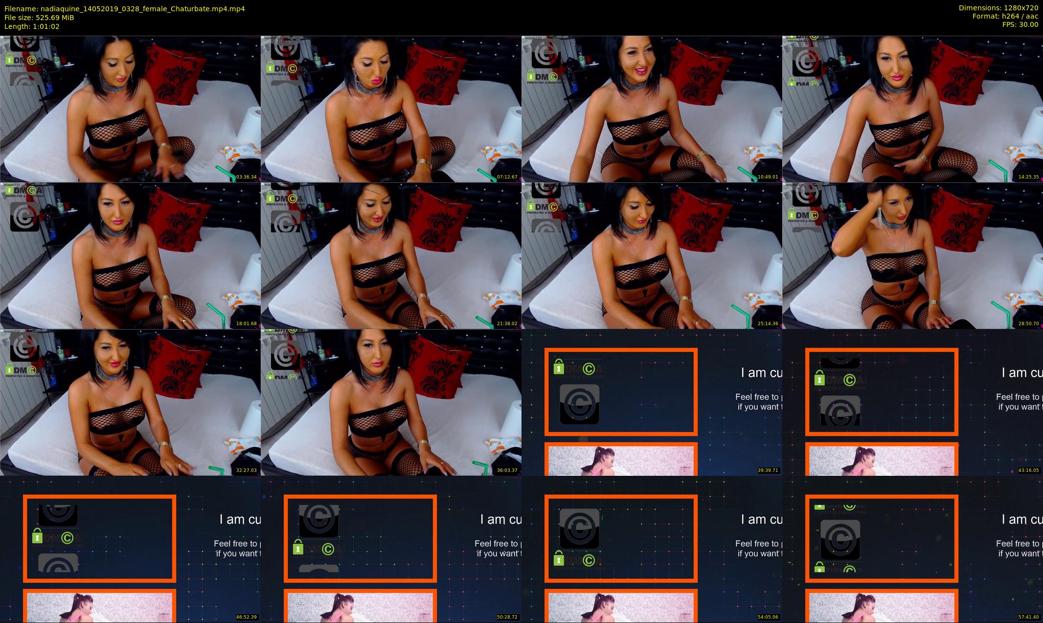 nadiaquine — 62 minute Chaturbate female cam show recording, 720p, May 14, 2019