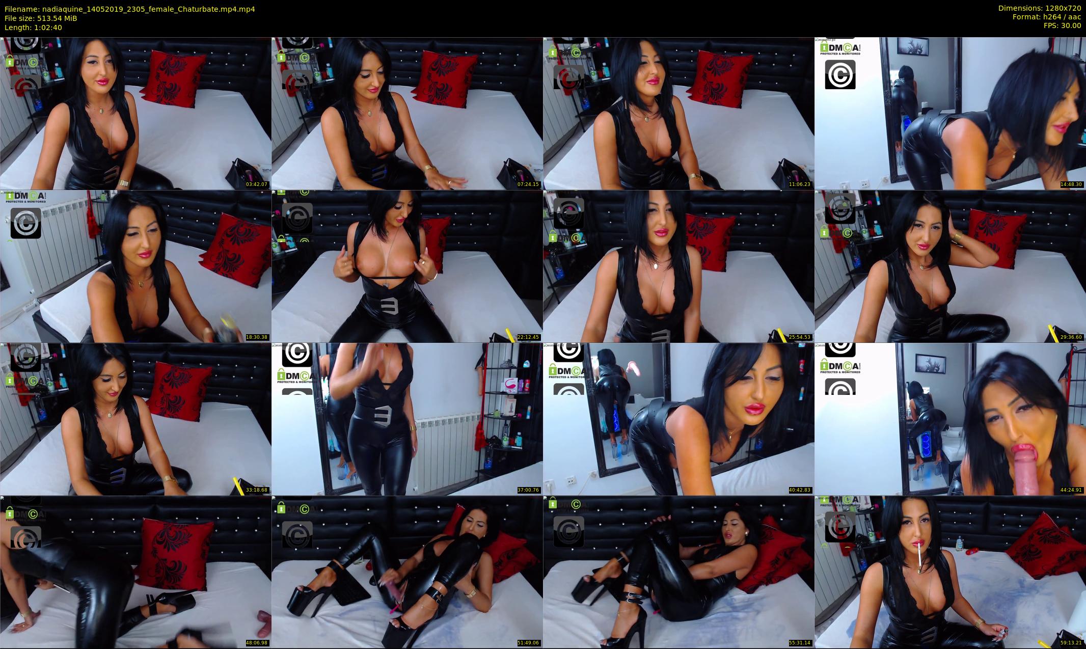 nadiaquine — 63 minute Chaturbate female cam show recording, 720p, May 14, 2019