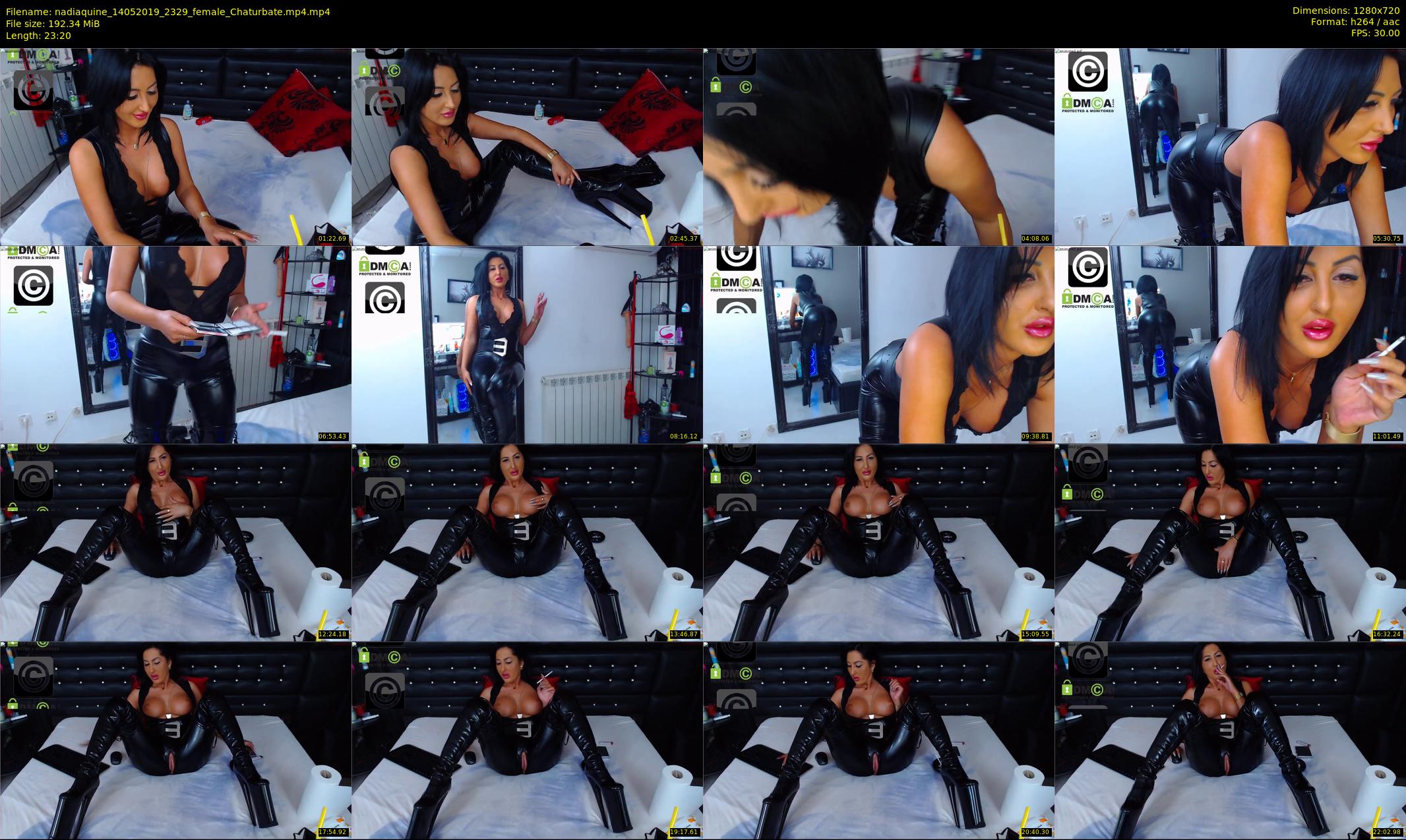 nadiaquine — 24 minute Chaturbate female cam show recording, 720p, May 14, 2019