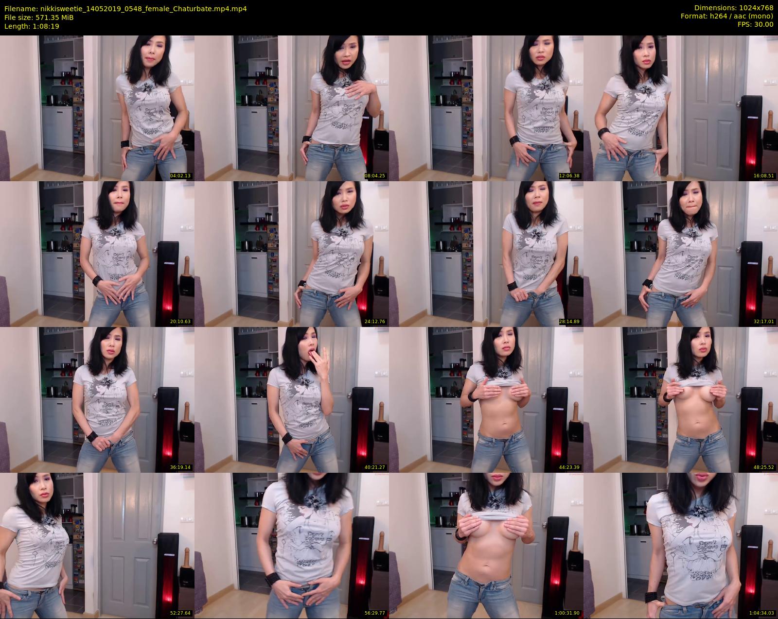 nikkisweetie — 69 minute Chaturbate female cam show recording, 720p, May 14, 2019
