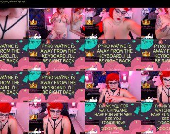 pyrowayne — 18 minute Chaturbate female cam show recording, 720p, May 15, 2019
