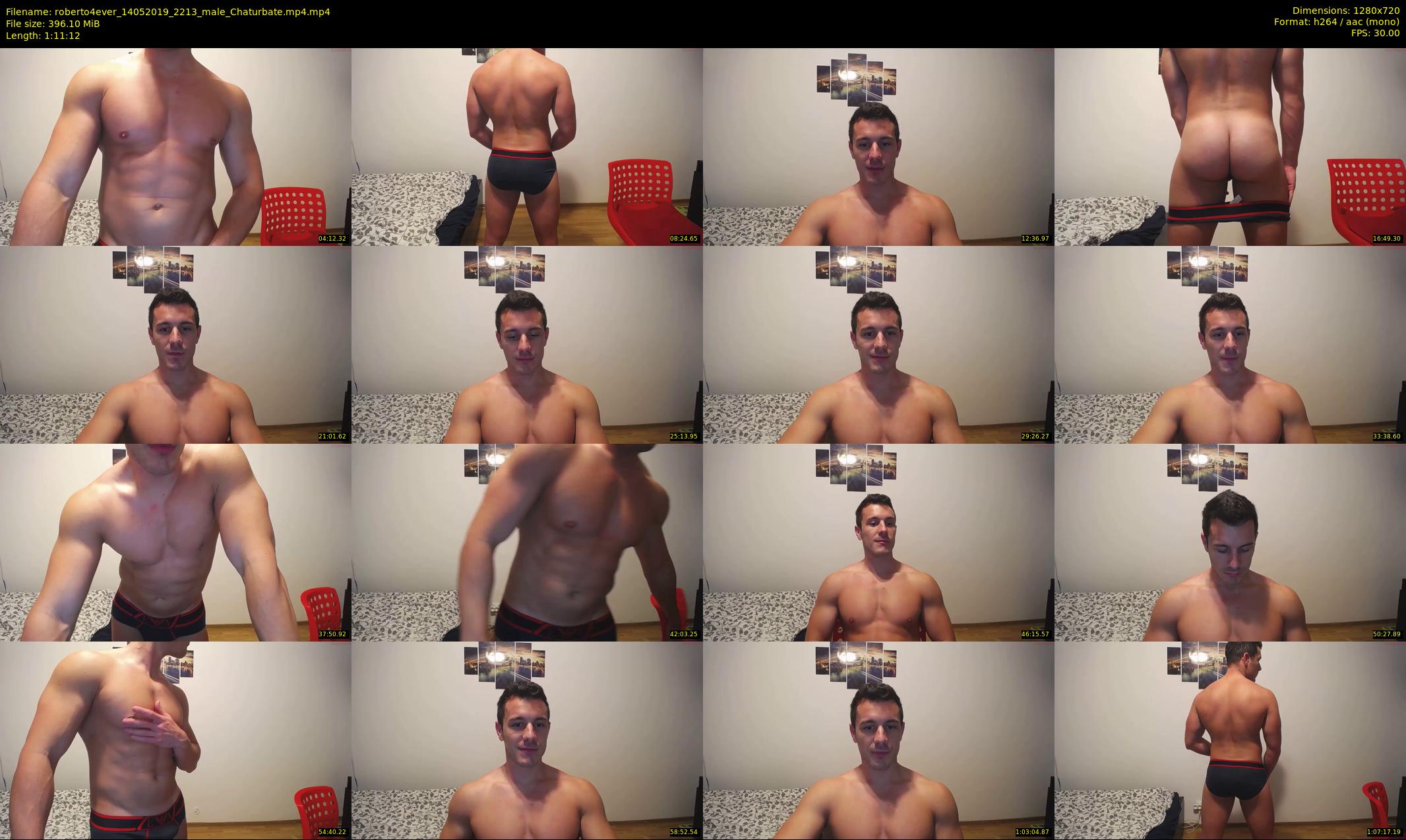 roberto4ever — 72 minute Chaturbate male cam show recording, 720p, May 14, 2019