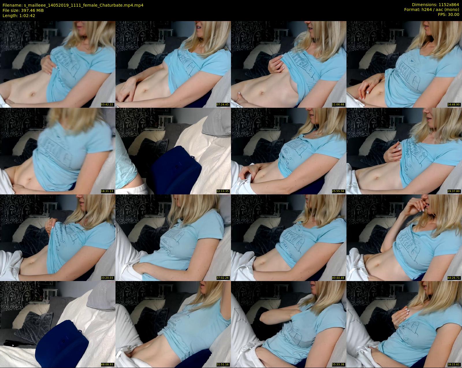 s_mailleee — 63 minute Chaturbate female cam show recording, 720p, May 14, 2019