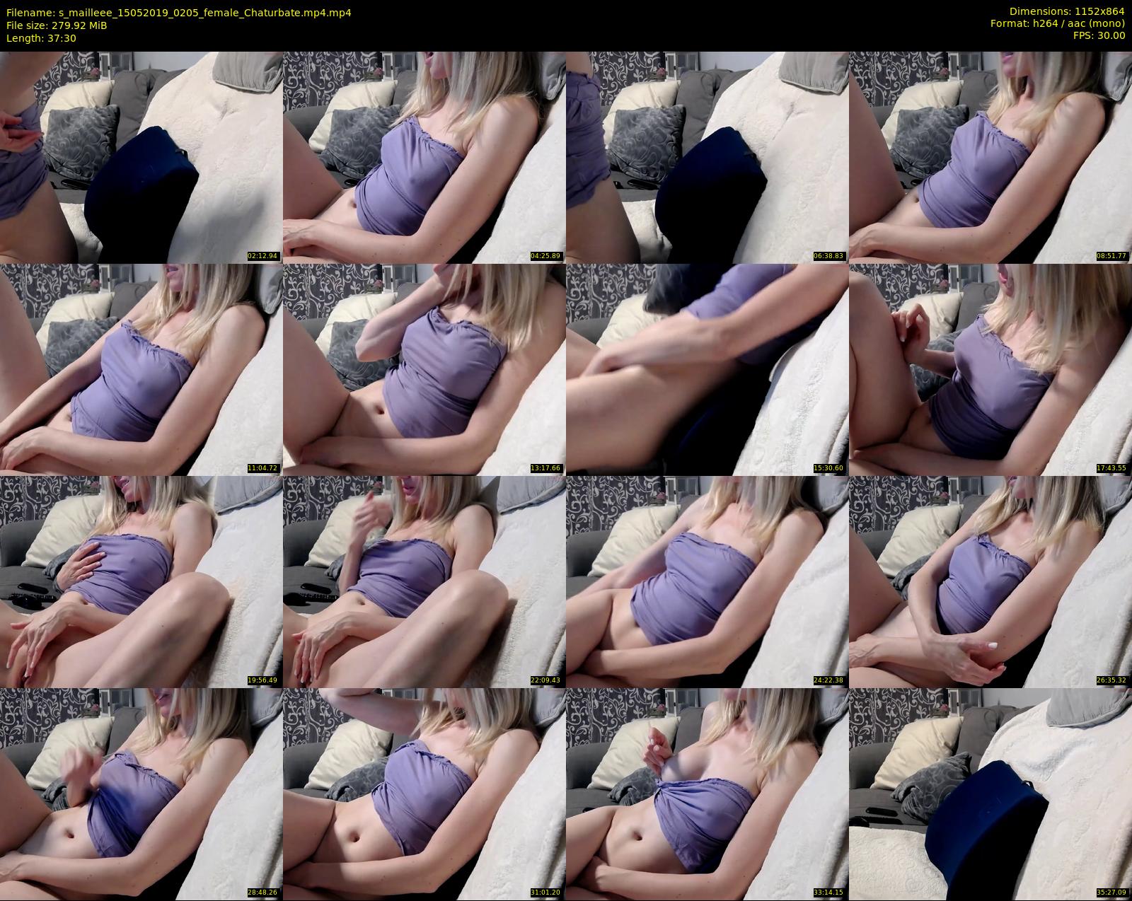 s_mailleee — 38 minute Chaturbate female cam show recording, 720p, May 15, 2019