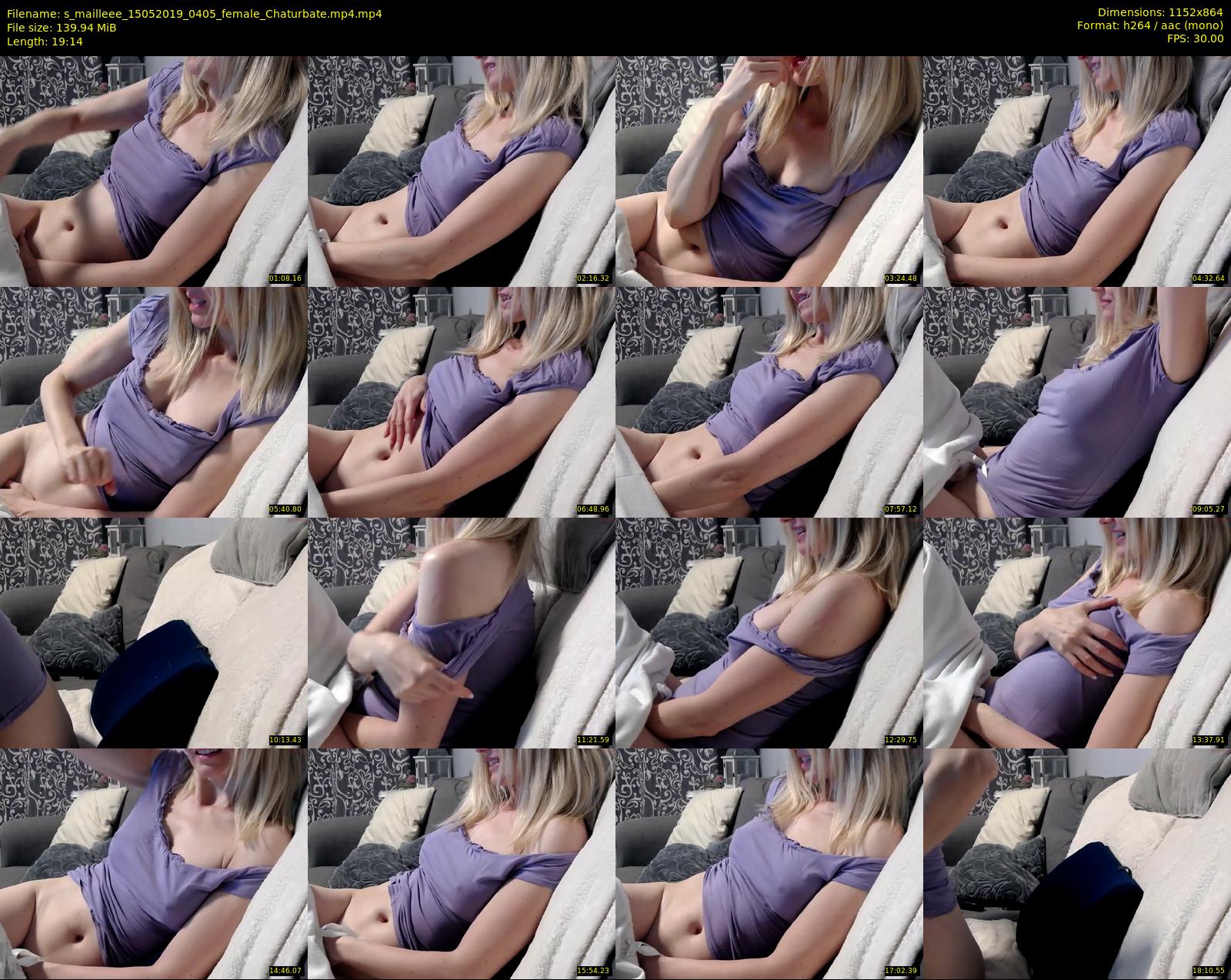 s_mailleee — 20 minute Chaturbate female cam show recording, 720p, May 15, 2019