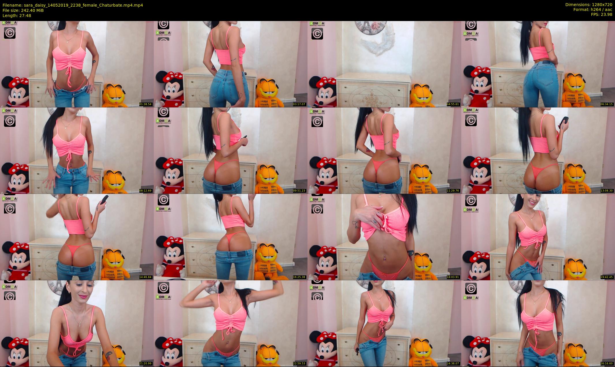 sara_daisy — 28 minute Chaturbate female cam show recording, 720p, May 14, 2019